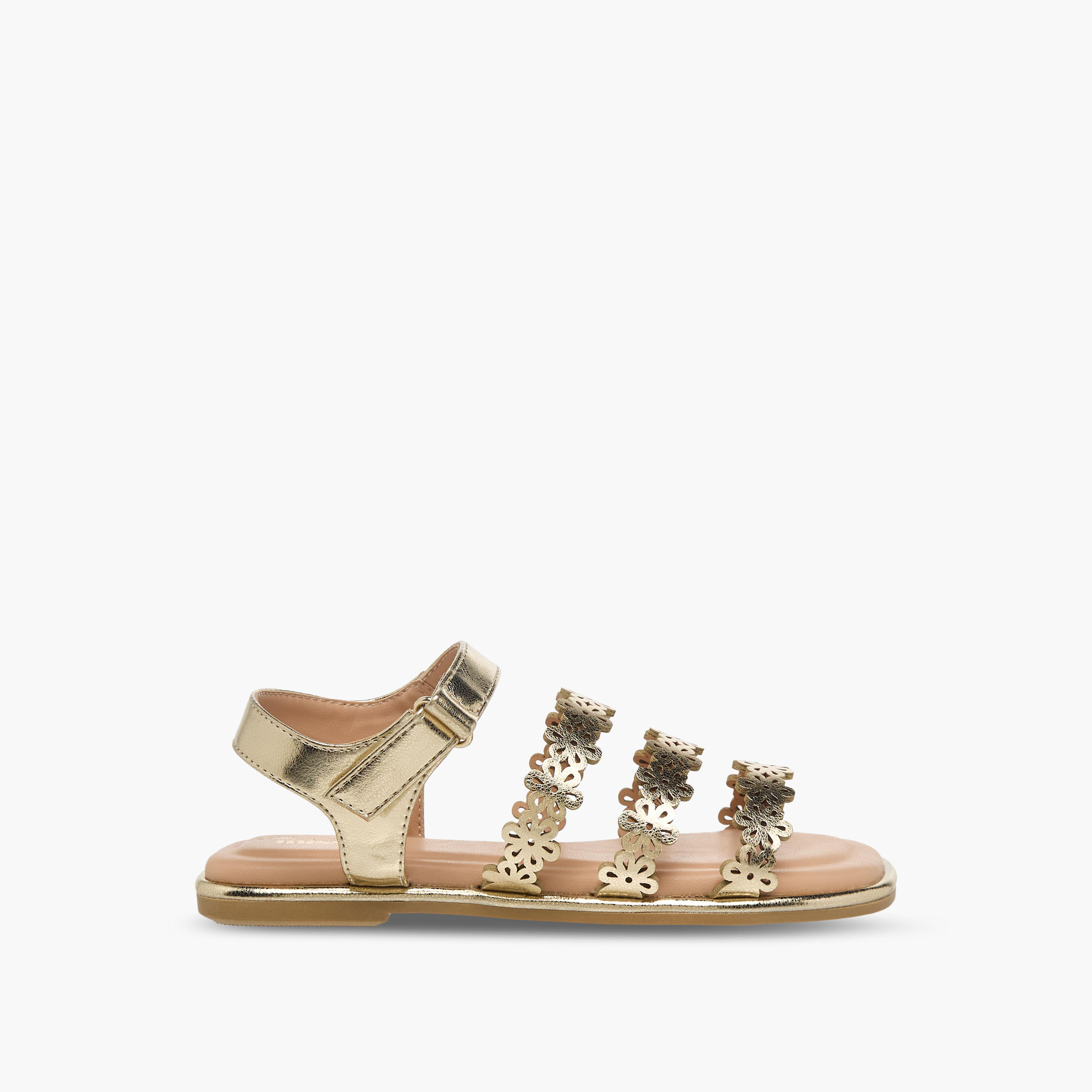 Little Missy Girls Floral Cutout Sandals-girls-shoes-sandals-image-2