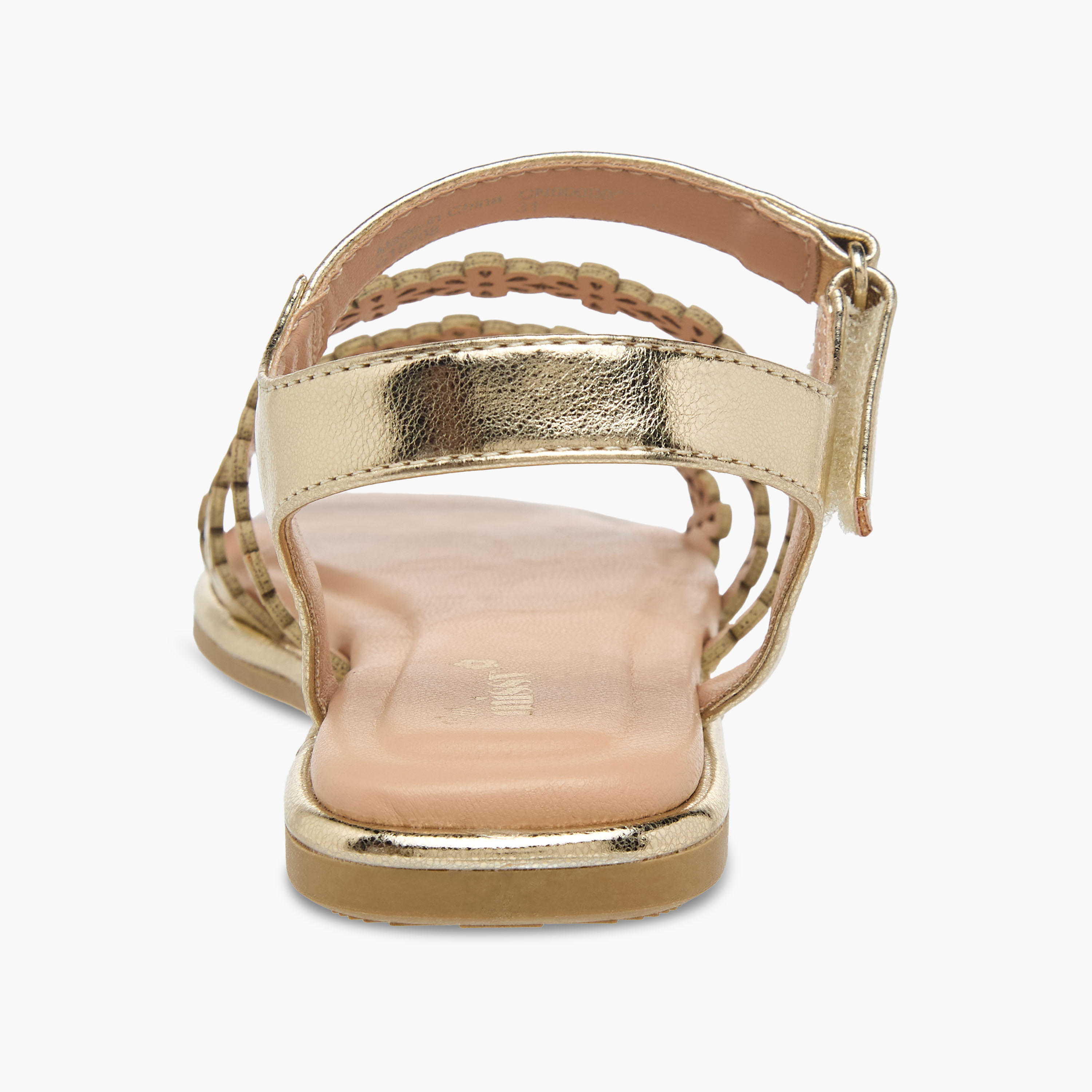 Little Missy Girls Floral Cutout Sandals-girls-shoes-sandals-image-4