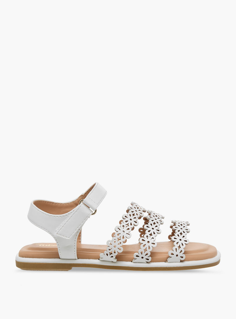 Little Missy Girls Floral Cutout Sandals-girls-shoes-sandals-image-2