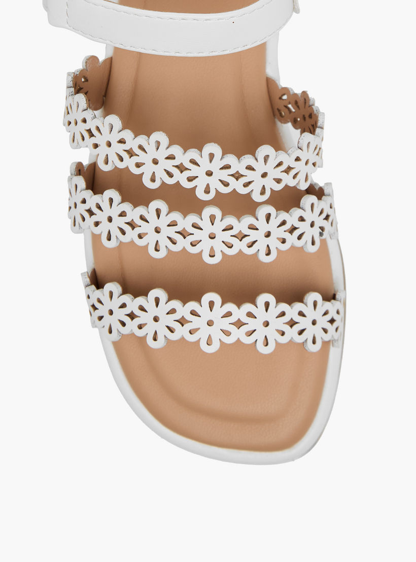 Little Missy Girls Floral Cutout Sandals-girls-shoes-sandals-image-3