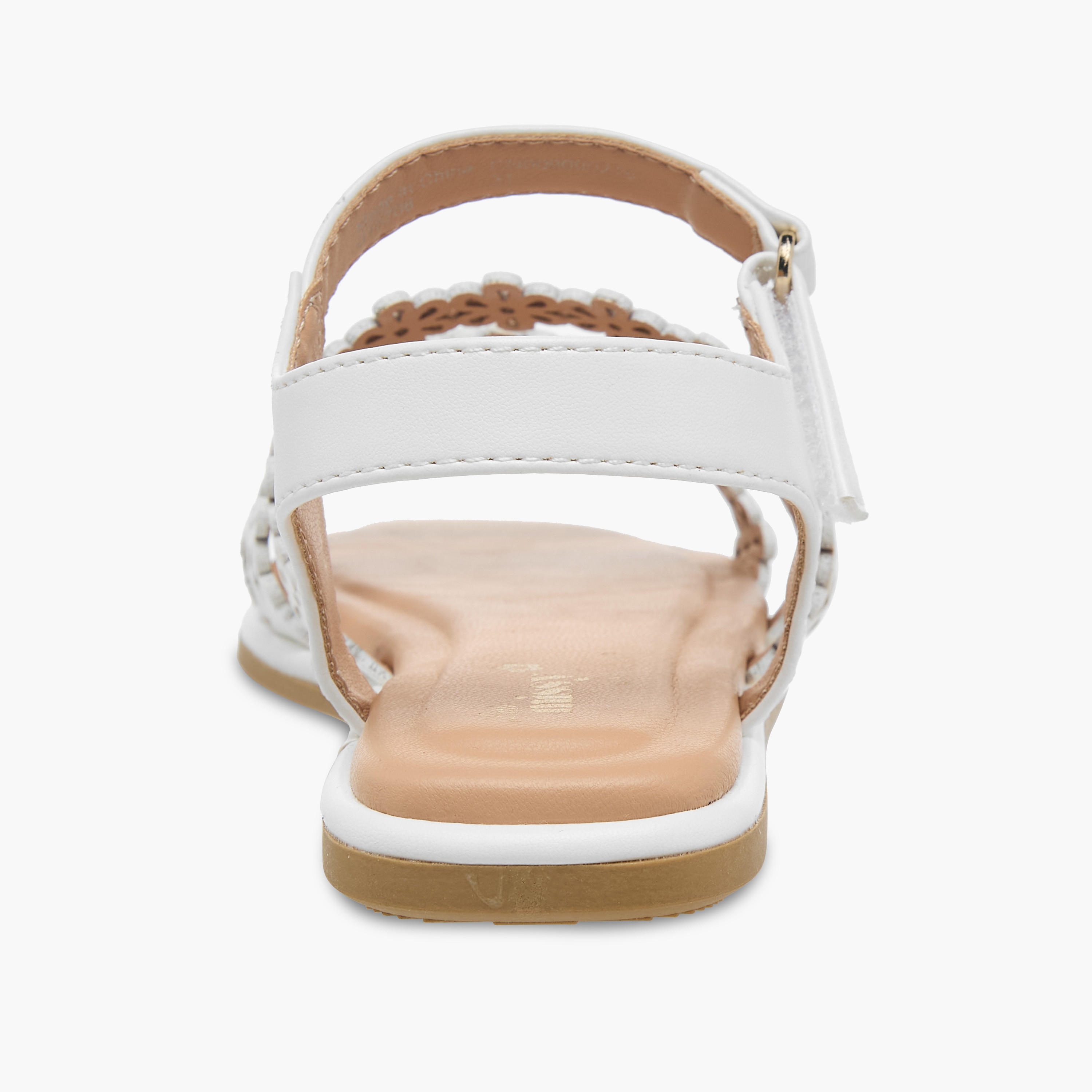 Little Missy Girls Floral Cutout Sandals-girls-shoes-sandals-image-4