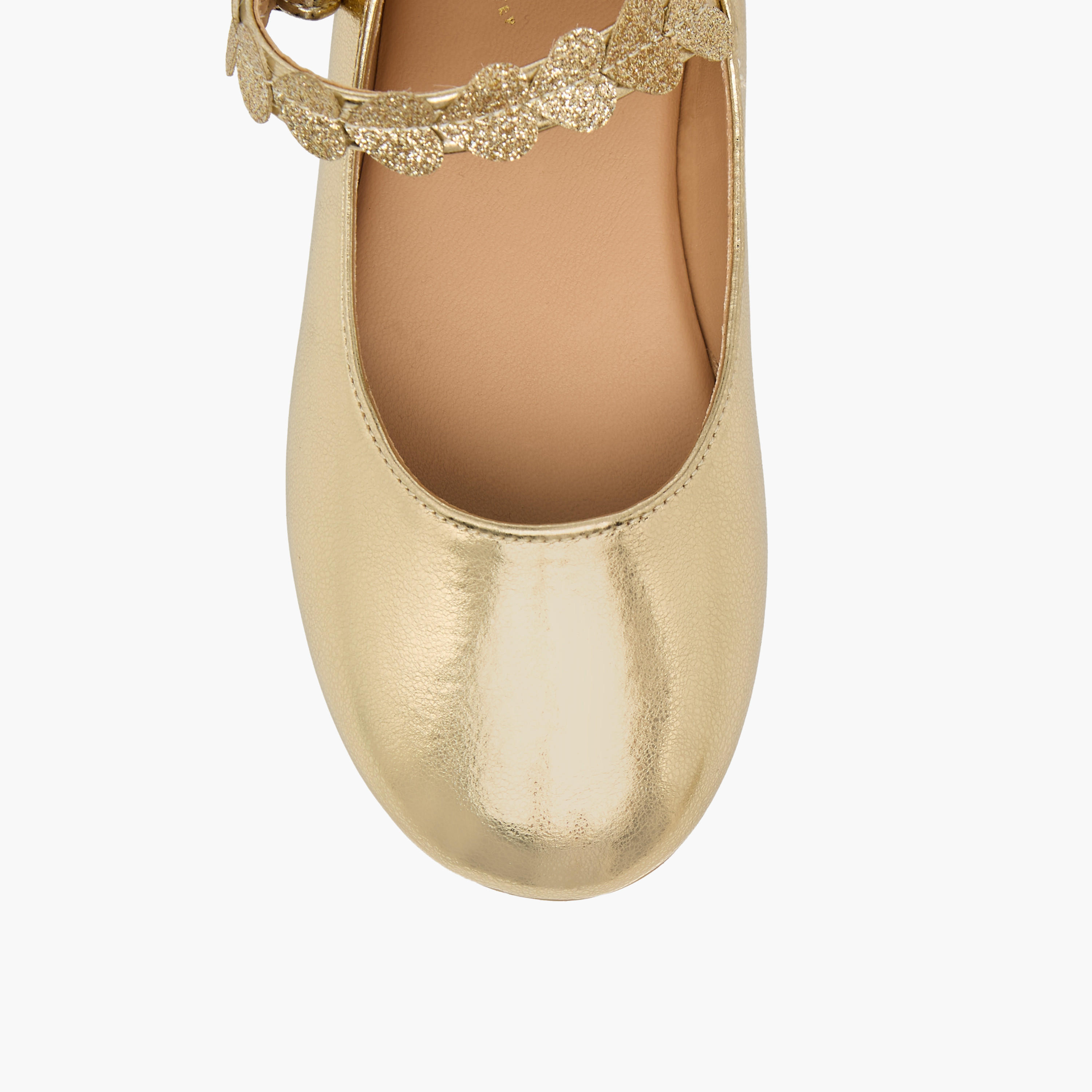 Juniors Girls Hook & Loop Ballerina Shoes-girls-shoes-ballerinas-image-4