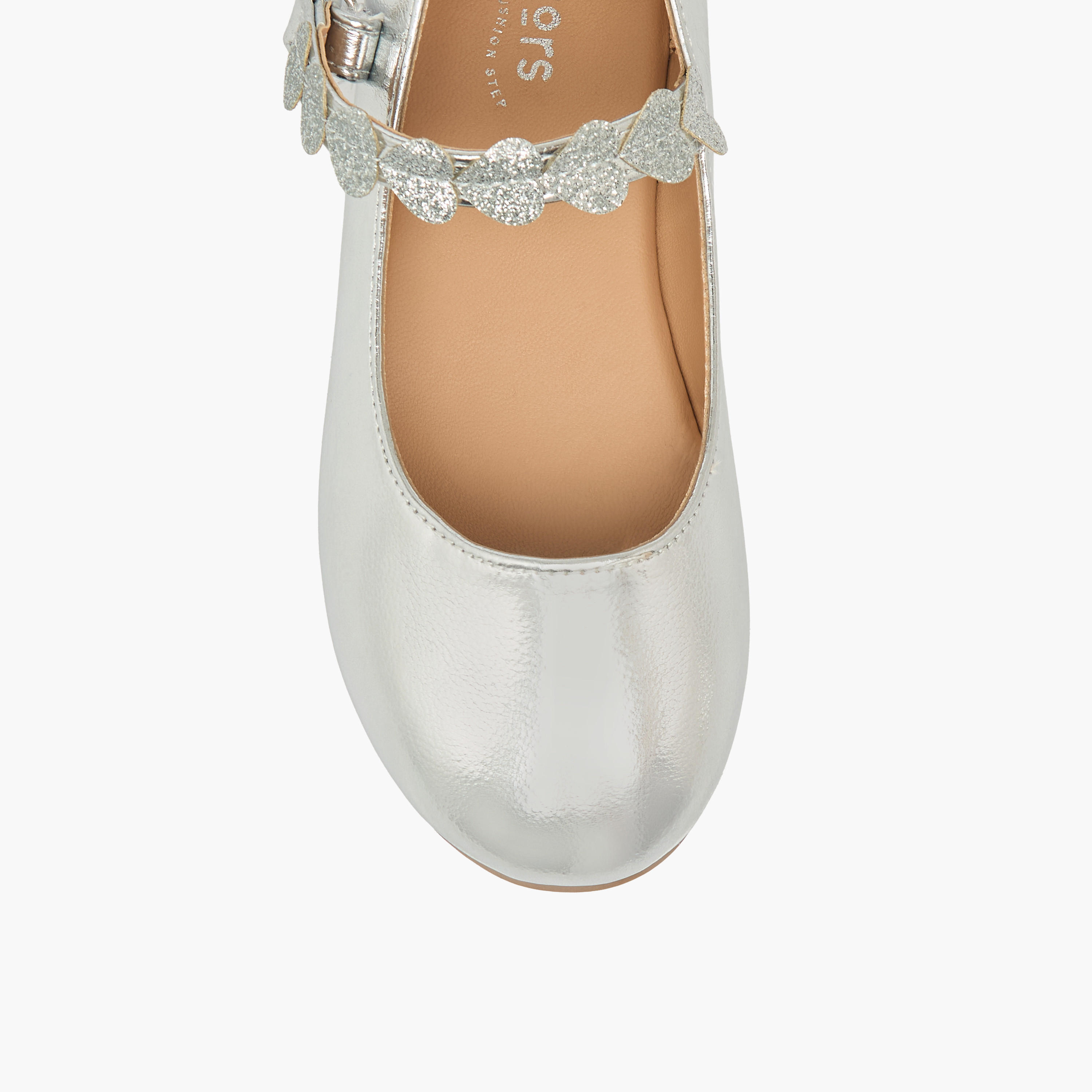 Juniors Girls Hook & Loop Ballerina Shoes-girls-shoes-ballerinas-image-4