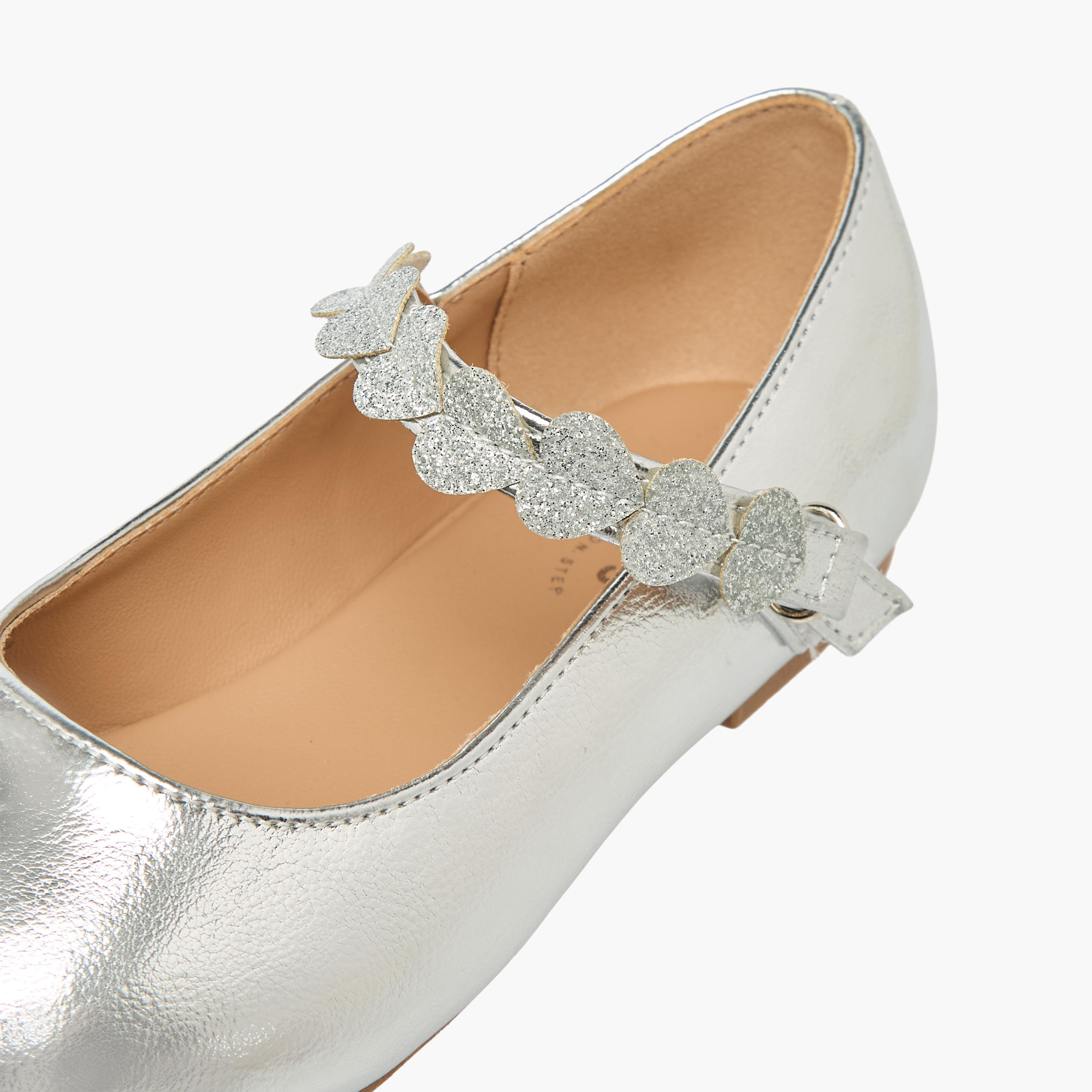 Juniors Girls Hook & Loop Ballerina Shoes-girls-shoes-ballerinas-image-6