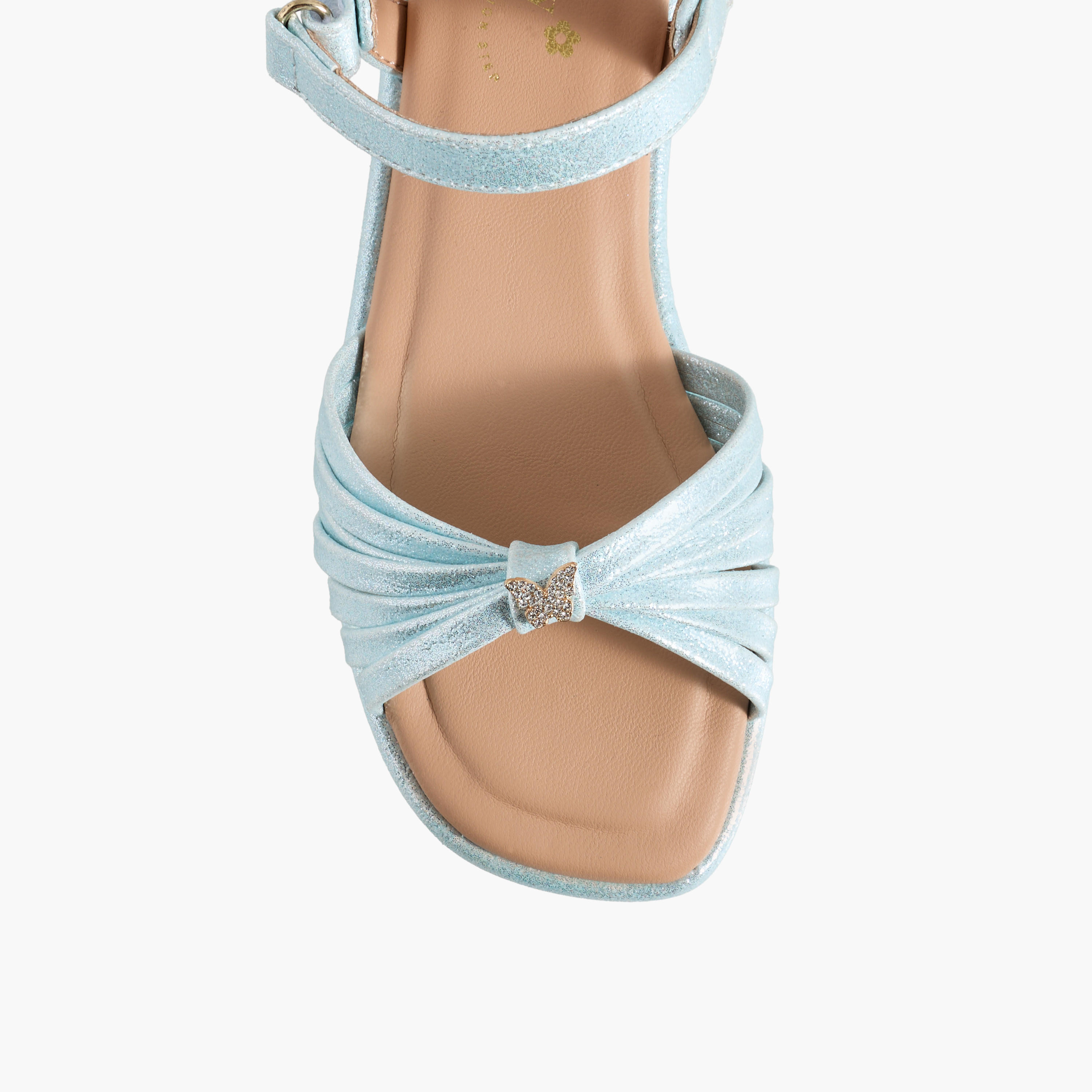 Little Missy Girls Butterfly Embellished Flat Sandals-girls-shoes-sandals-image-3