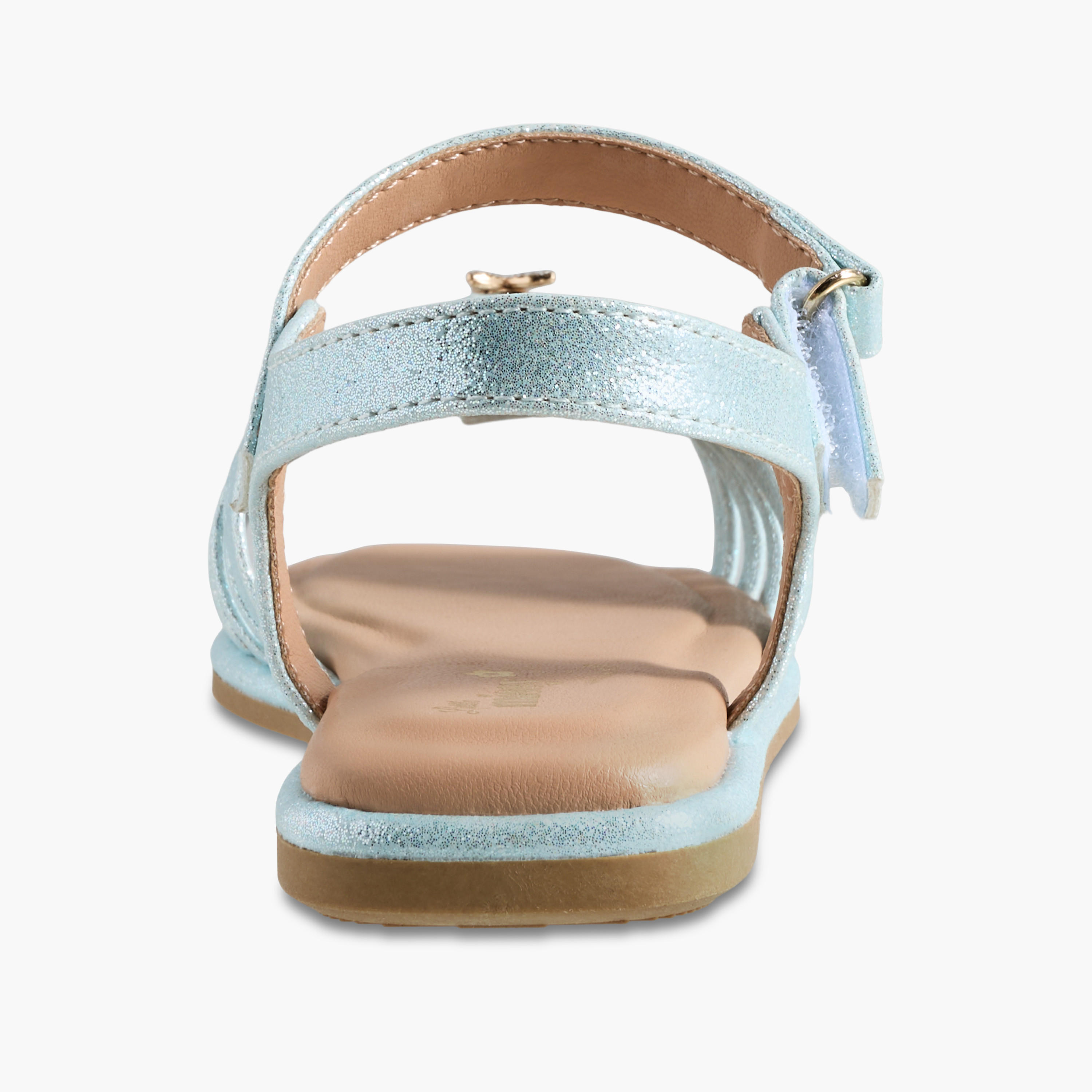 Little Missy Girls Butterfly Embellished Flat Sandals-girls-shoes-sandals-image-4