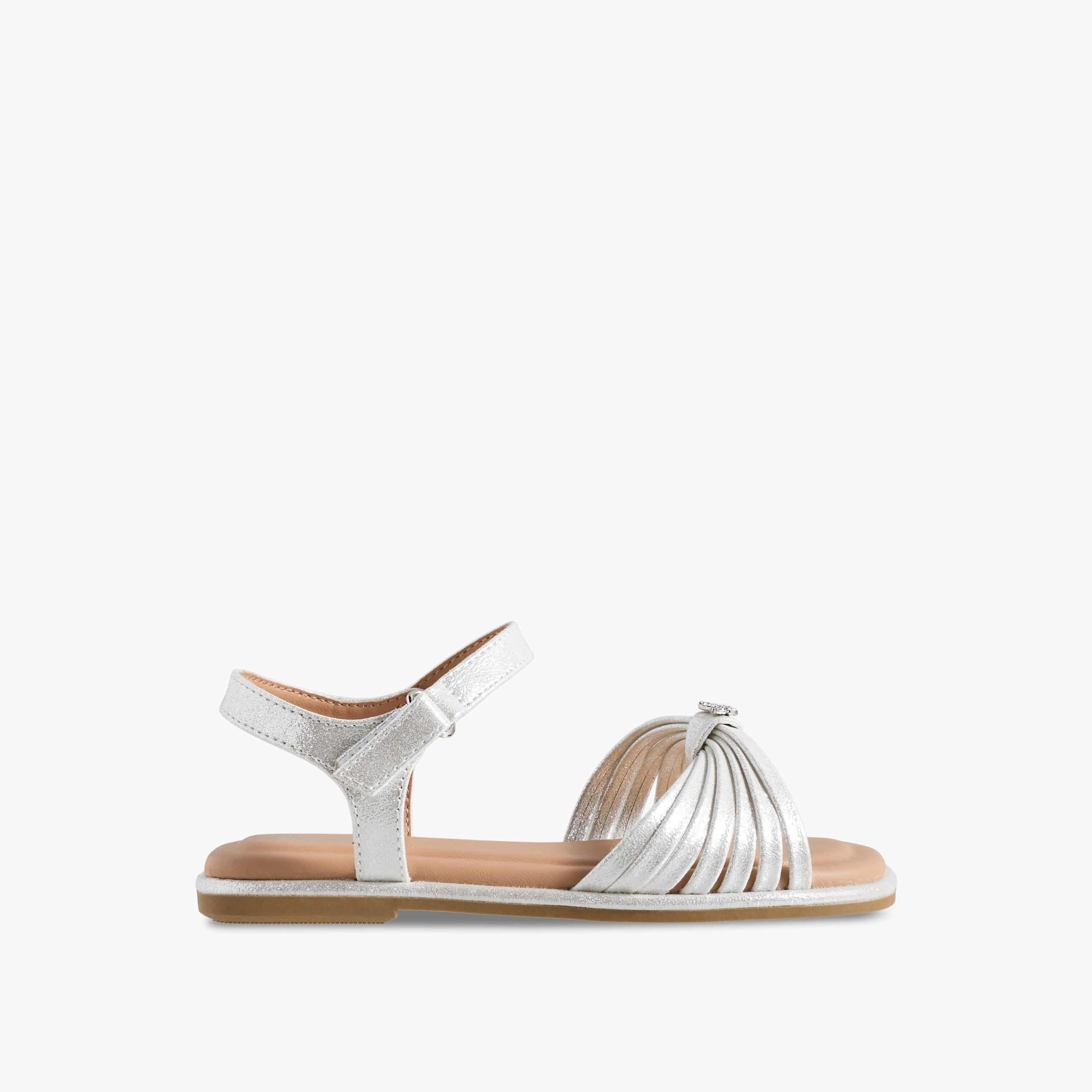 Little Missy Girls Butterfly Embellished Flat Sandals-girls-shoes-sandals-image-3