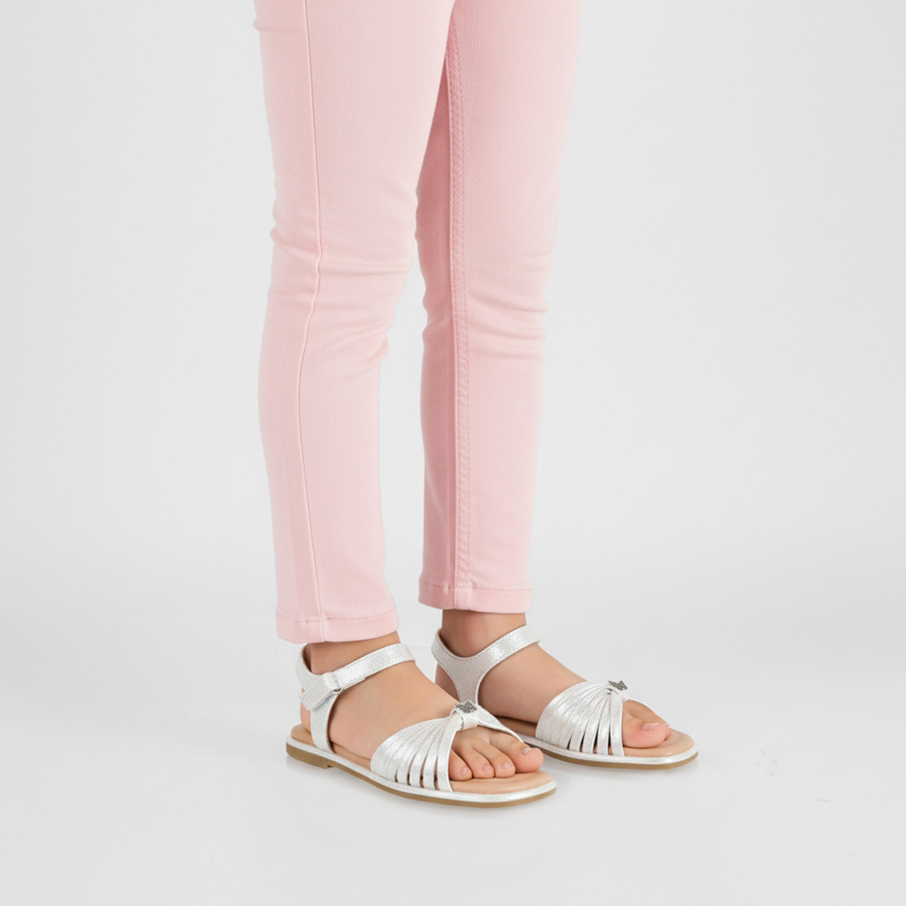 Little Missy Girls Butterfly Embellished Flat Sandals-girls-shoes-sandals-image-2