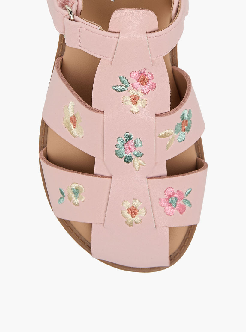 صندل مطرز للبنات من جونيورز-girls-shoes-sandals-image-3