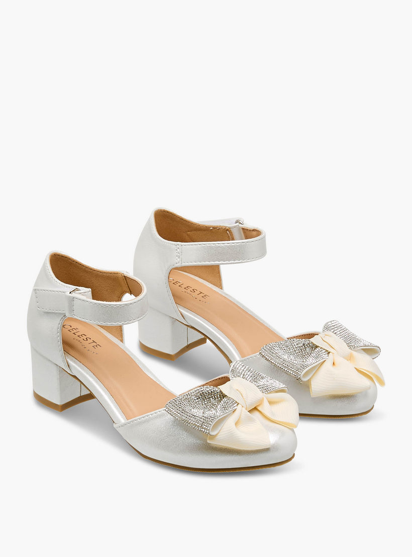 Celeste Girls Block Heel Sandals-girls-shoes-sandals-image-1