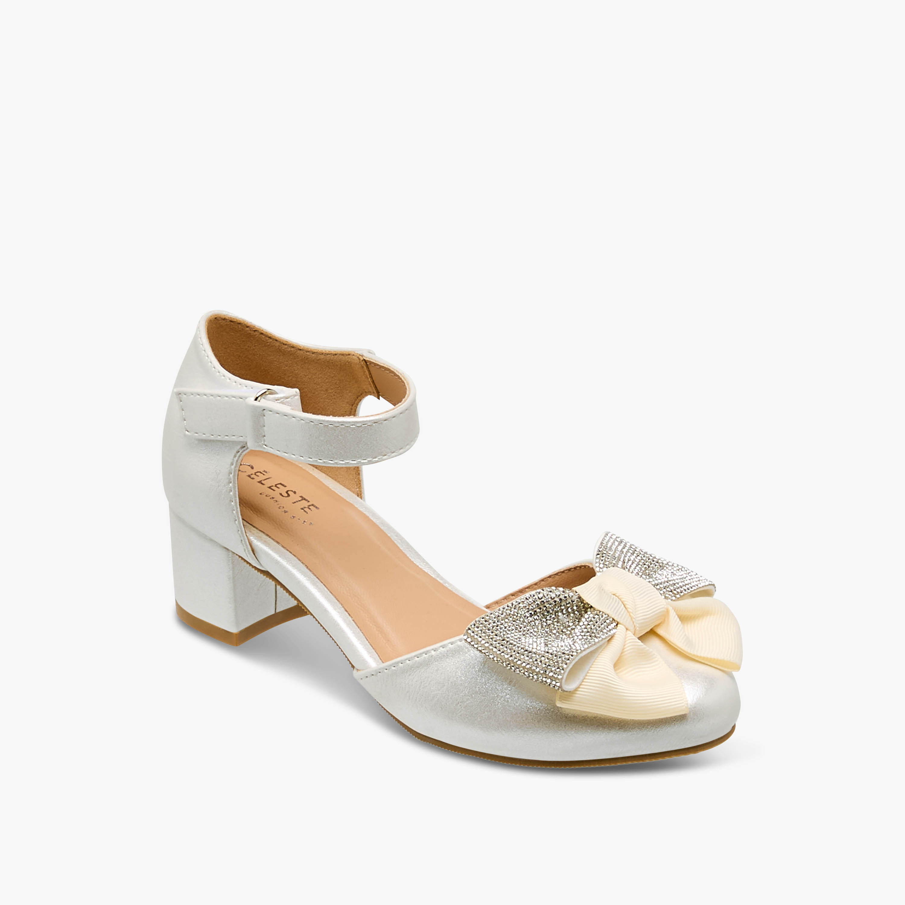 Celeste Girls Block Heel Sandals-girls-shoes-sandals-image-2