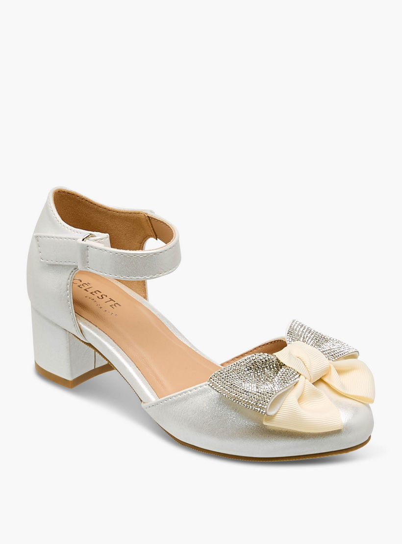 Celeste Girls Block Heel Sandals-girls-shoes-sandals-image-2
