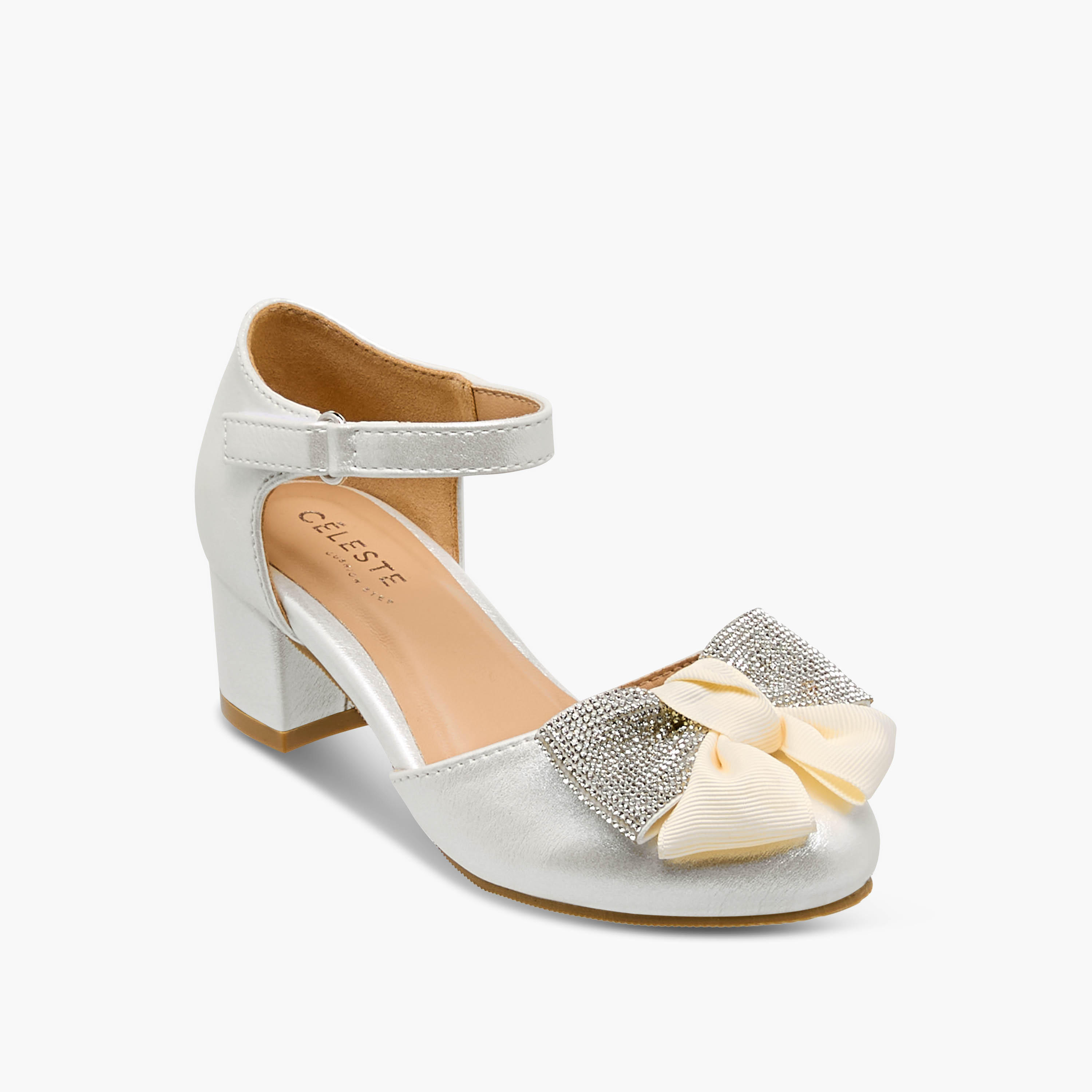 Celeste Girls Block Heel Sandals-girls-shoes-sandals-image-3