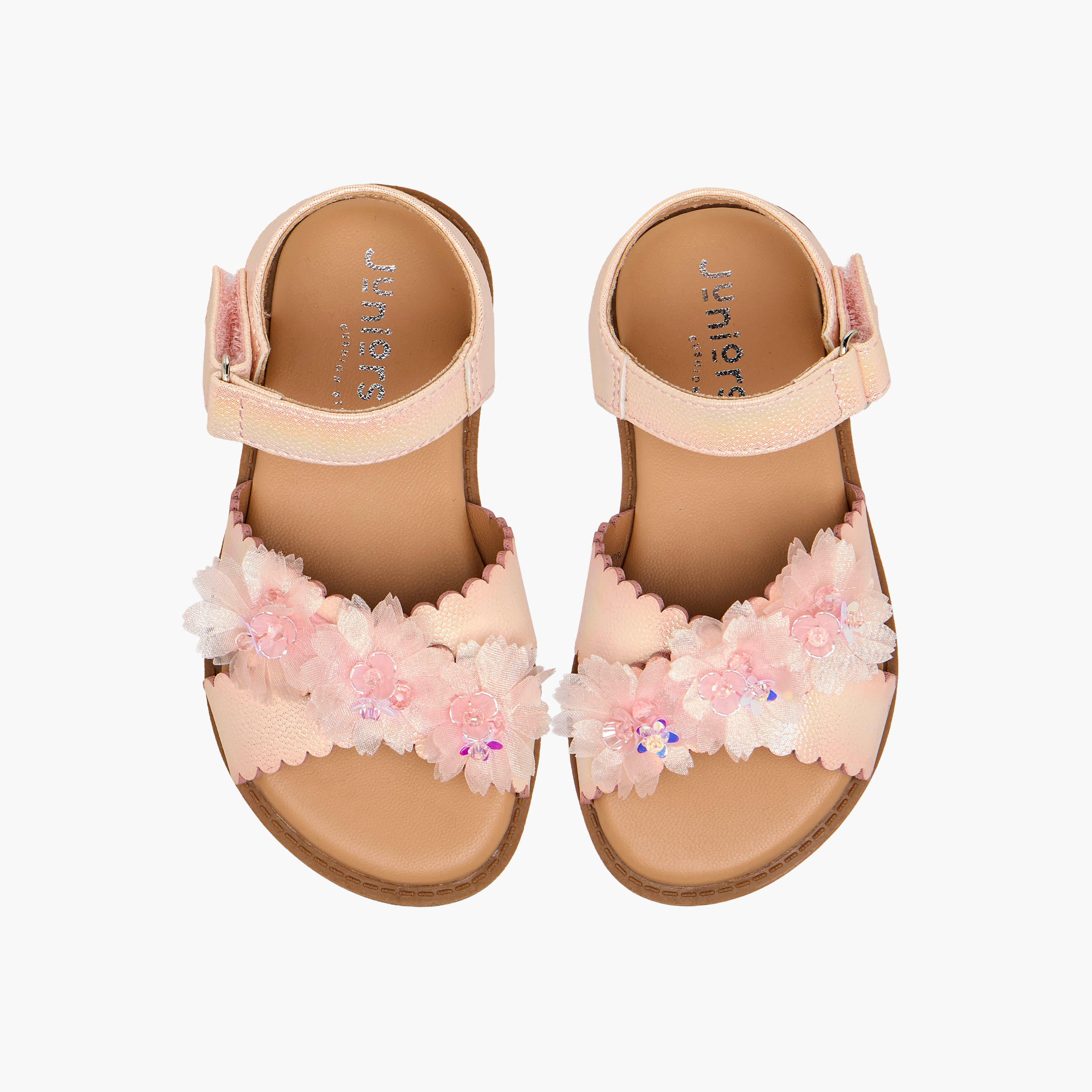 صندل بشريط إغلاق لاصق للبنات من جونيورز-girls-shoes-sandals-image-1