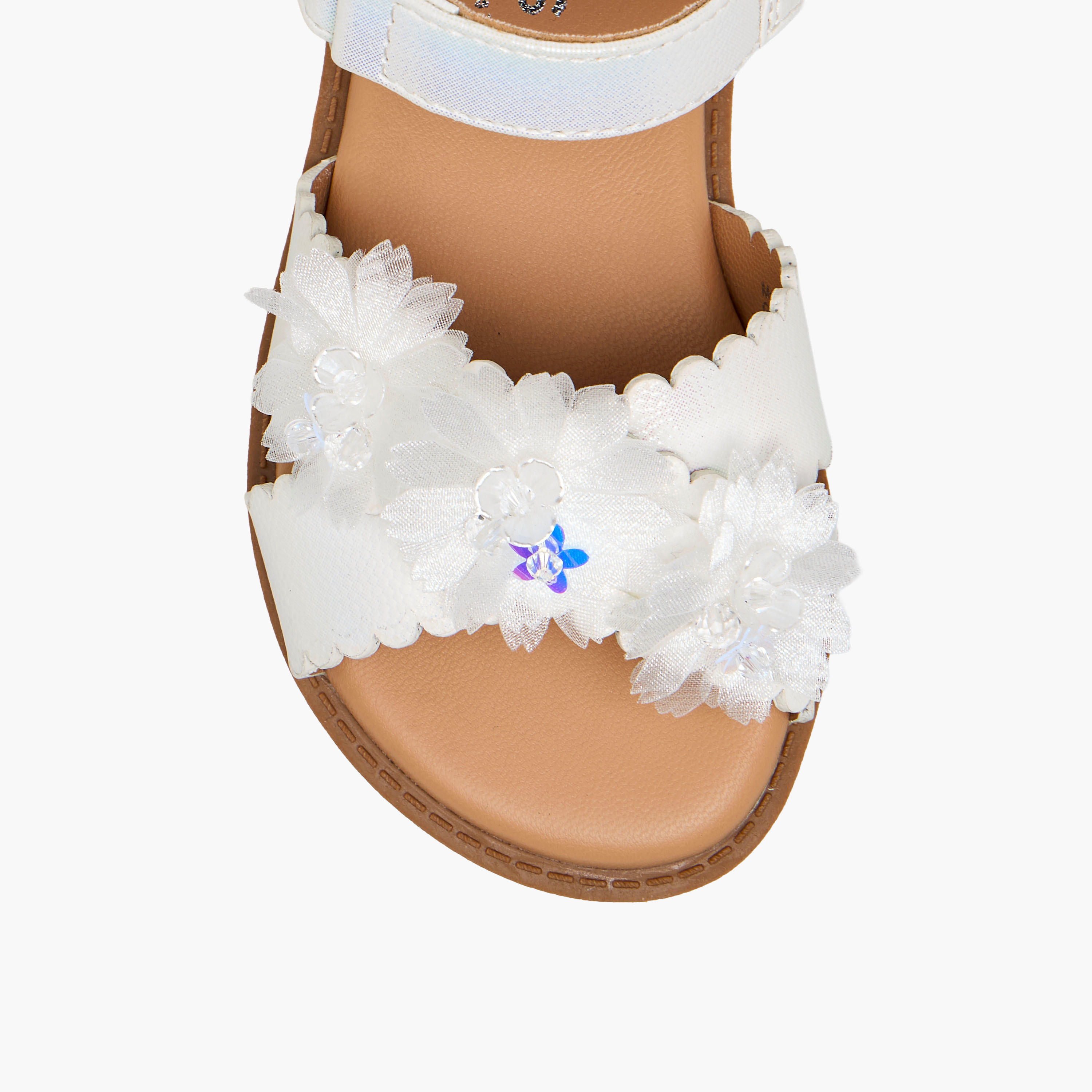 صندل بشريط إغلاق لاصق للبنات من جونيورز-girls-shoes-sandals-image-3