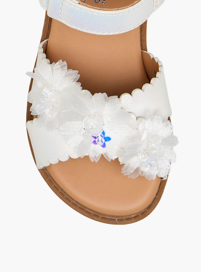 صندل بشريط إغلاق لاصق للبنات من جونيورز-girls-shoes-sandals-image-3