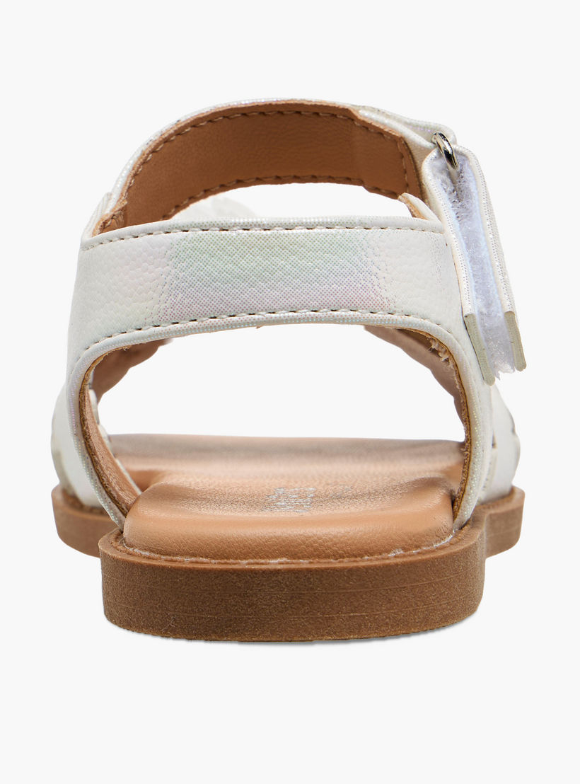 صندل بشريط إغلاق لاصق للبنات من جونيورز-girls-shoes-sandals-image-4