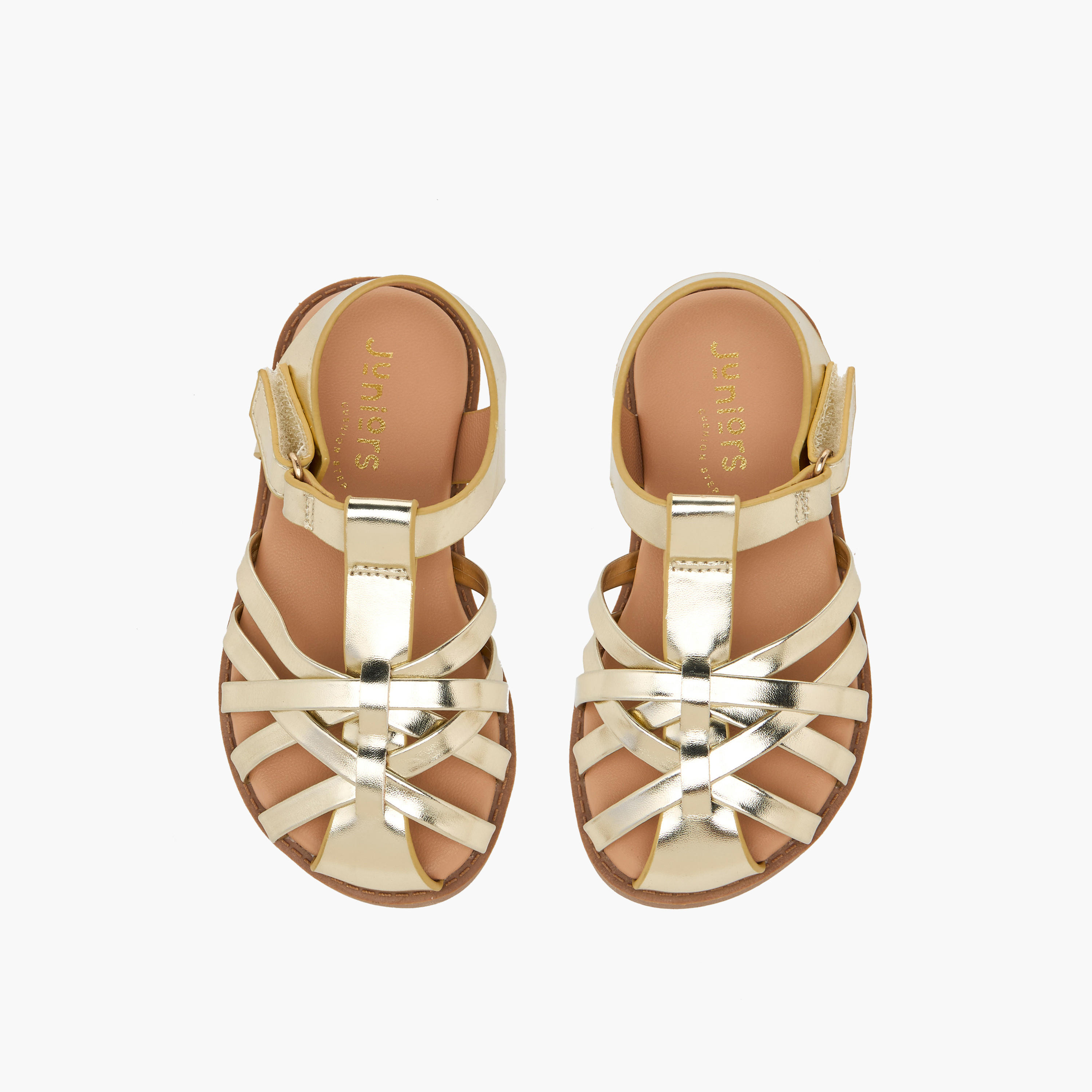 صندل بشريط إغلاق لاصق للبنات من جونيورز-girls-shoes-sandals-image-1
