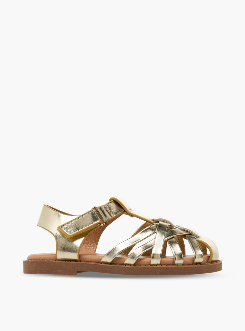 صندل بشريط إغلاق لاصق للبنات من جونيورز-girls-shoes-sandals-image-2