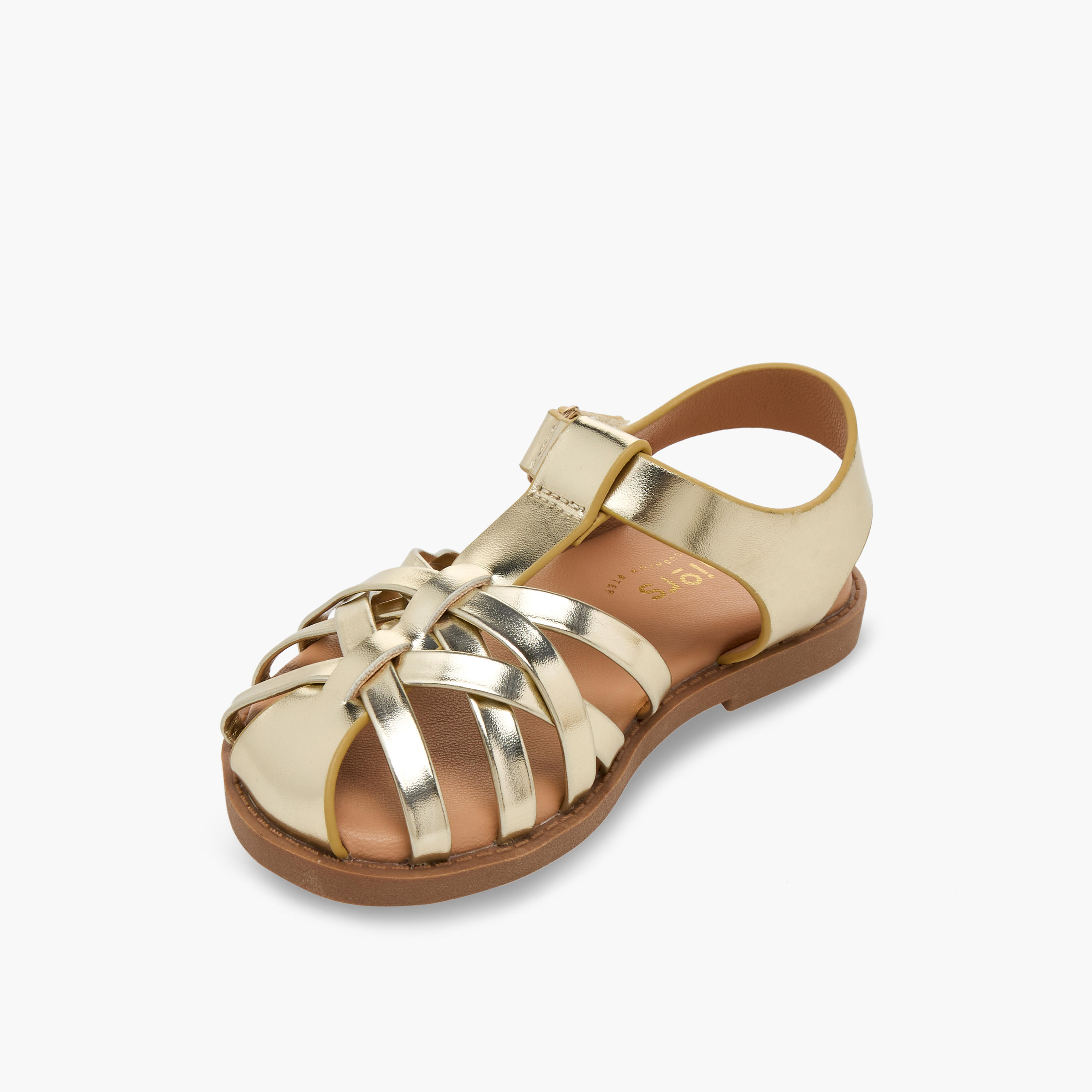 صندل بشريط إغلاق لاصق للبنات من جونيورز-girls-shoes-sandals-image-3