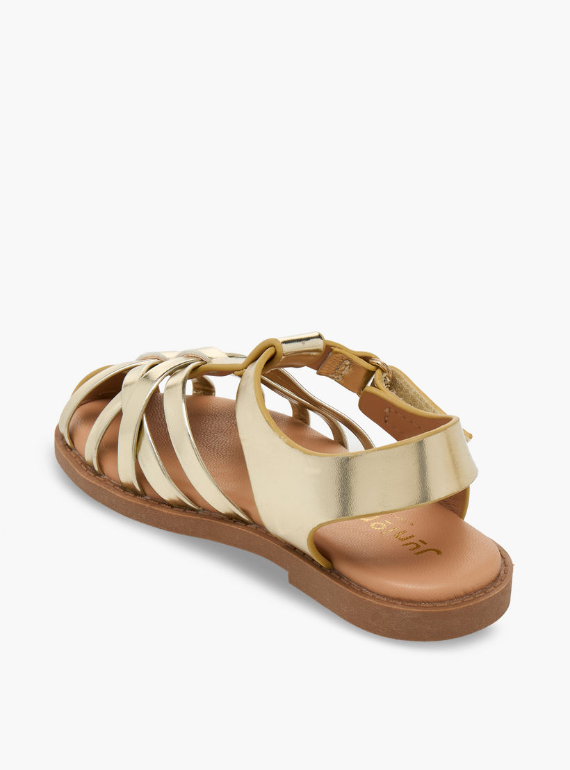 صندل بشريط إغلاق لاصق للبنات من جونيورز-girls-shoes-sandals-image-4