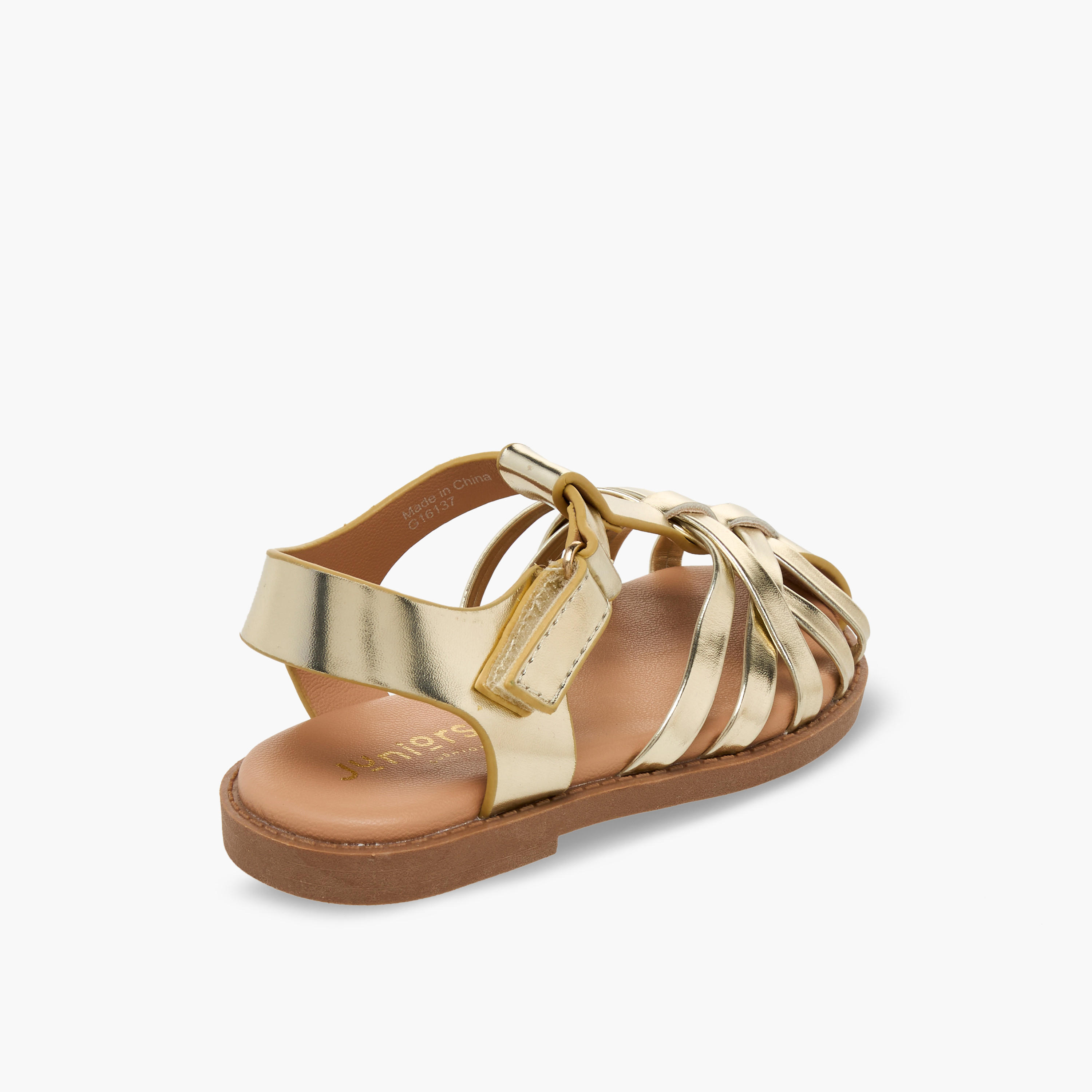 صندل بشريط إغلاق لاصق للبنات من جونيورز-girls-shoes-sandals-image-5