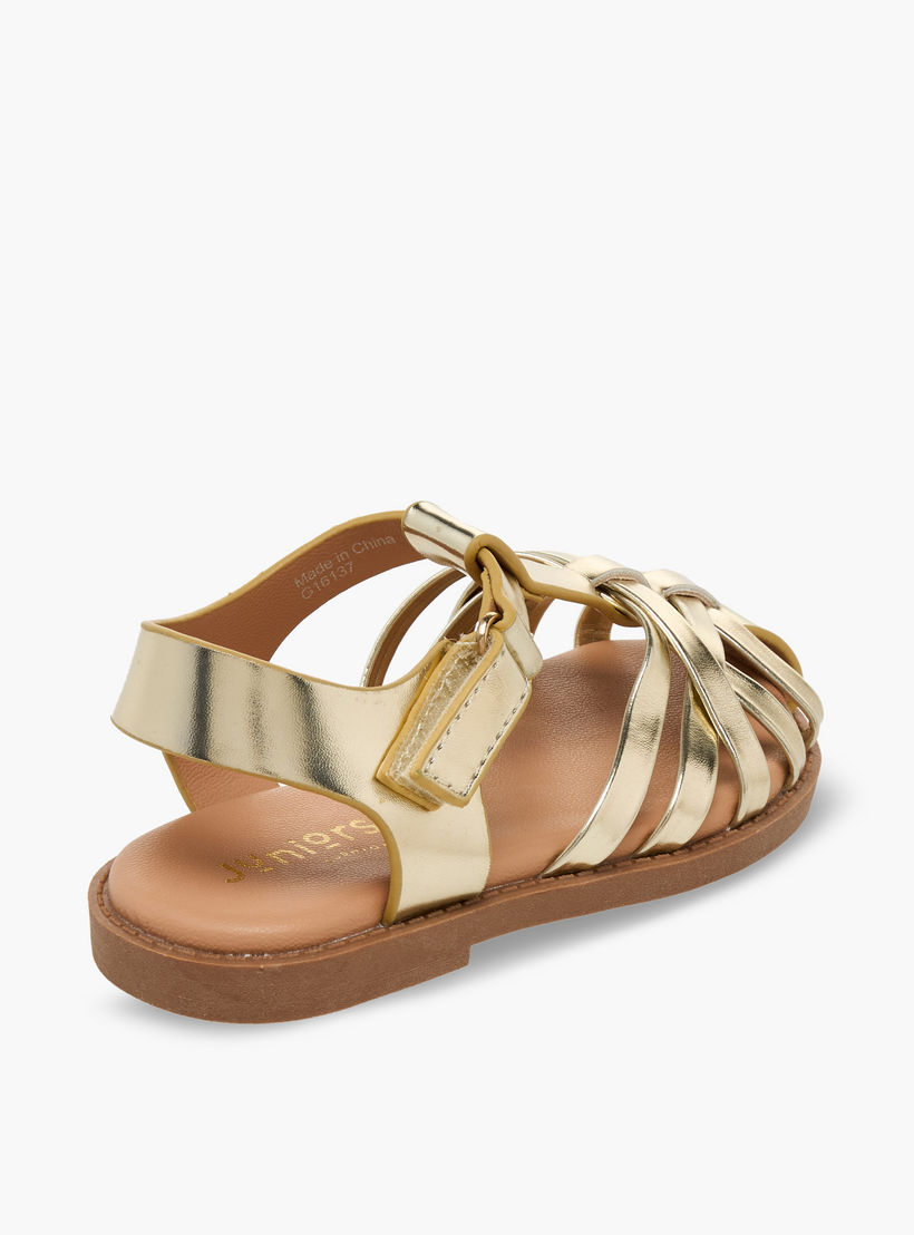 صندل بشريط إغلاق لاصق للبنات من جونيورز-girls-shoes-sandals-image-5