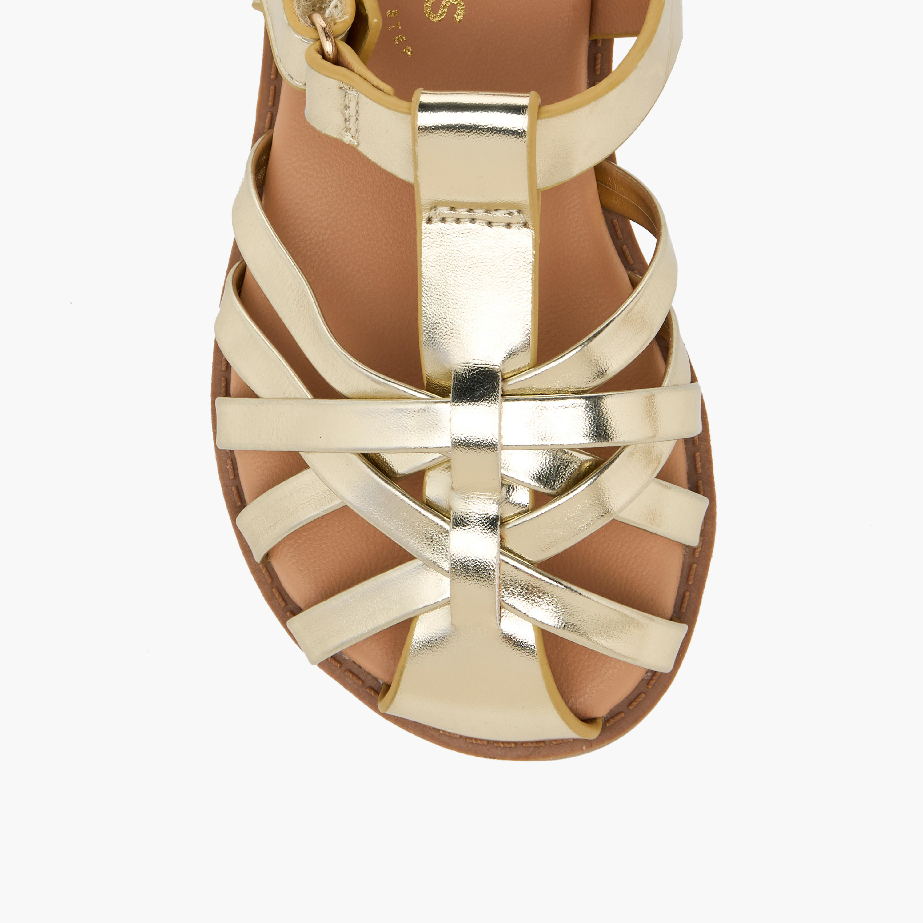 صندل بشريط إغلاق لاصق للبنات من جونيورز-girls-shoes-sandals-image-6