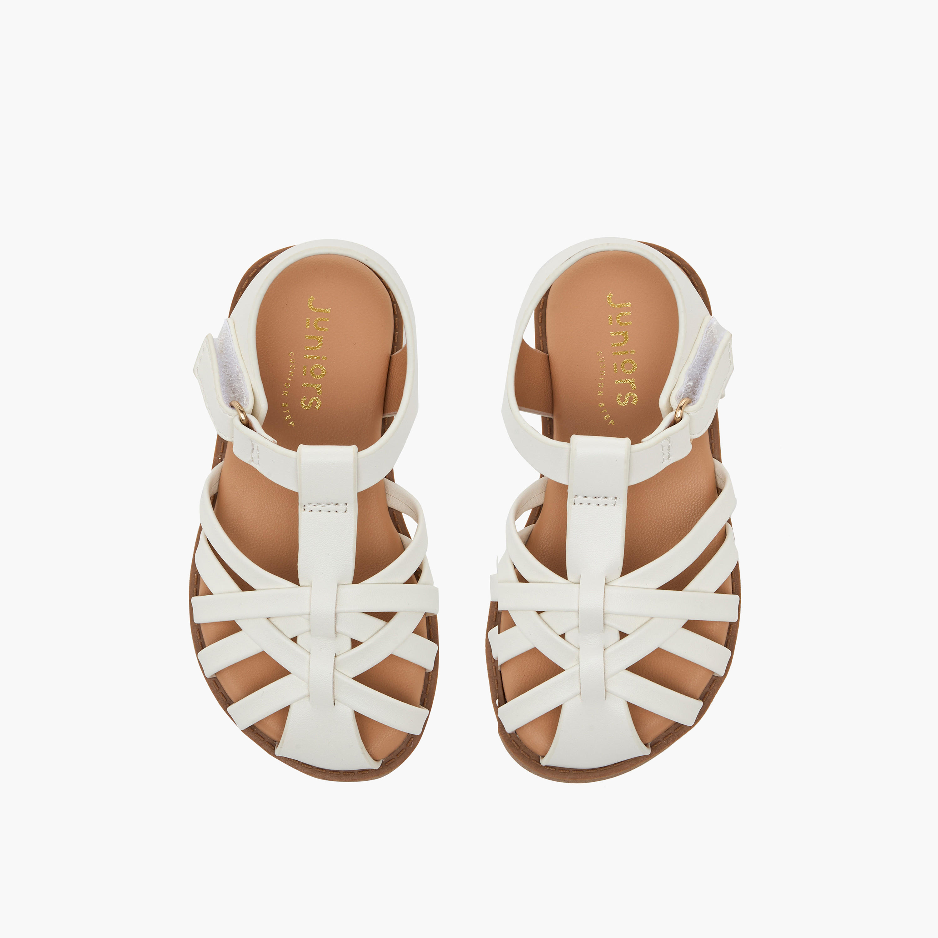 صندل بشريط إغلاق لاصق للبنات من جونيورز-girls-shoes-sandals-image-1