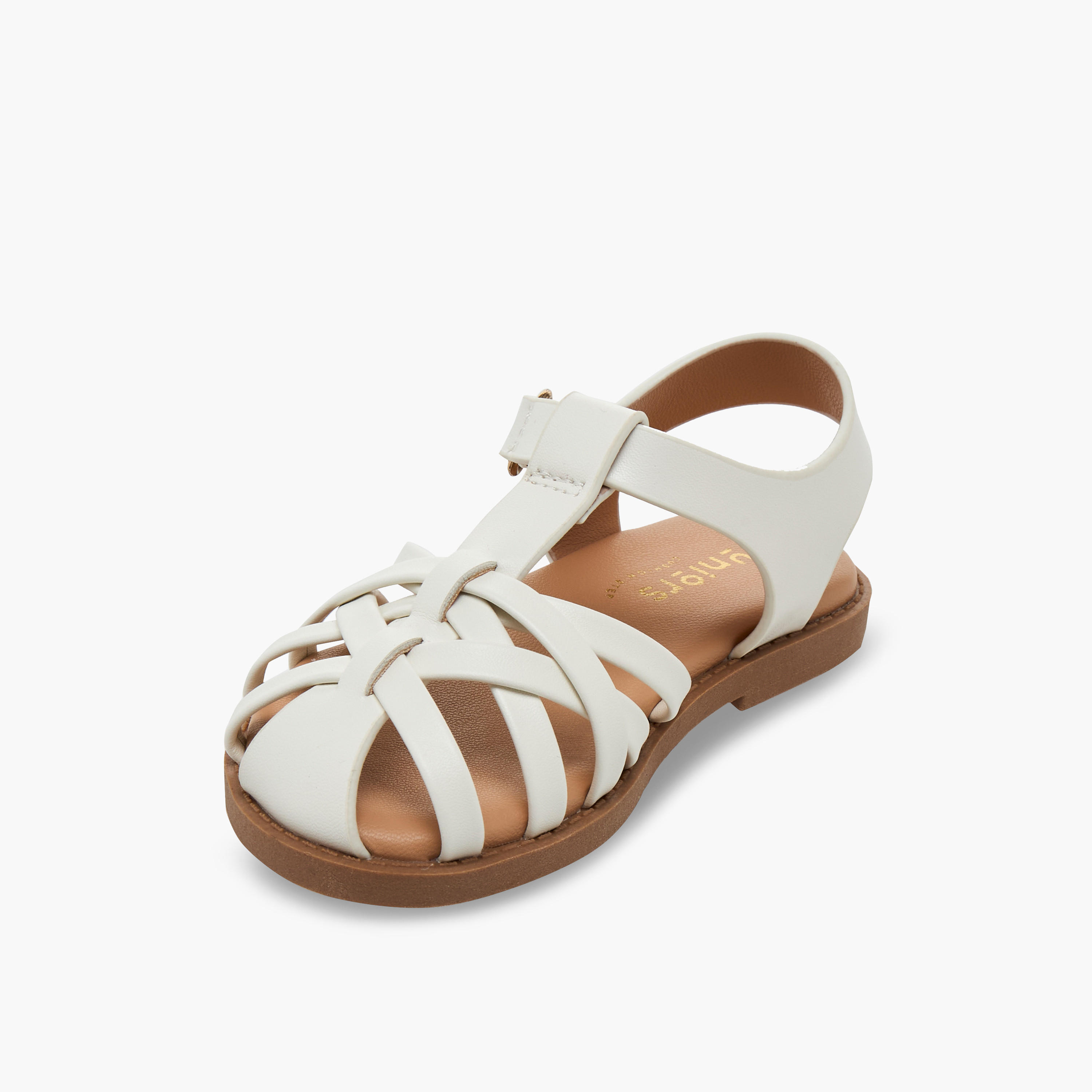 صندل بشريط إغلاق لاصق للبنات من جونيورز-girls-shoes-sandals-image-3