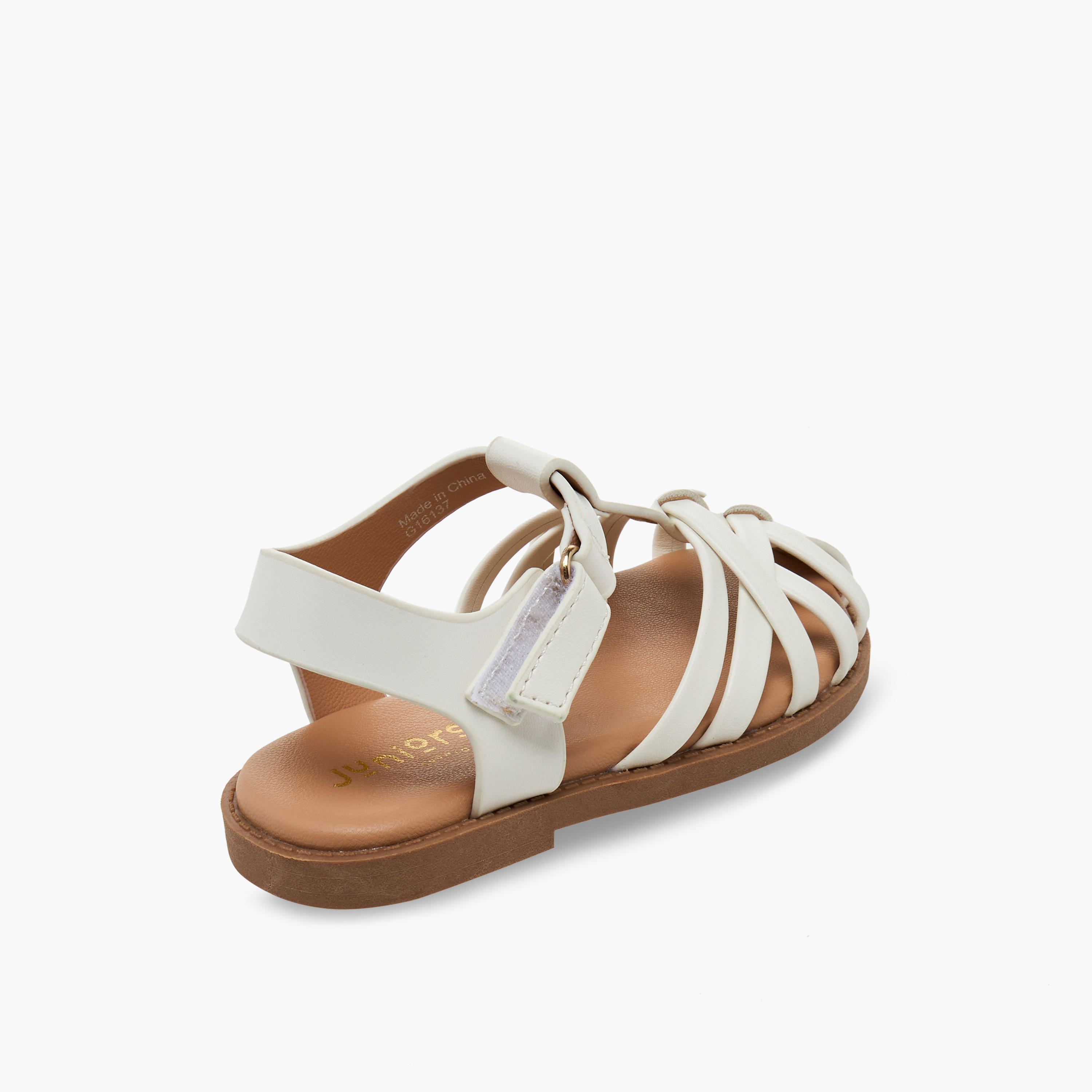 صندل بشريط إغلاق لاصق للبنات من جونيورز-girls-shoes-sandals-image-5