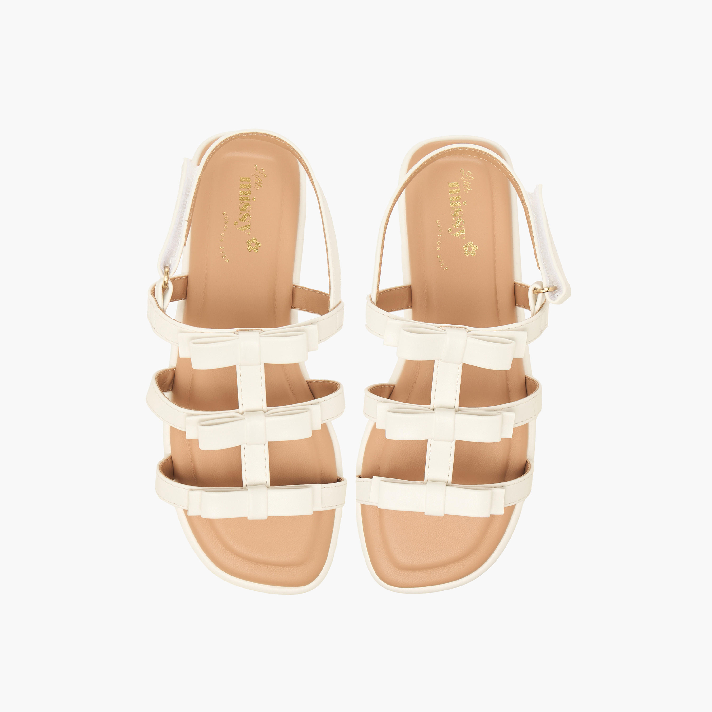Little Missy Girls Hook & Loop Flat Sandals-girls-shoes-sandals-image-1
