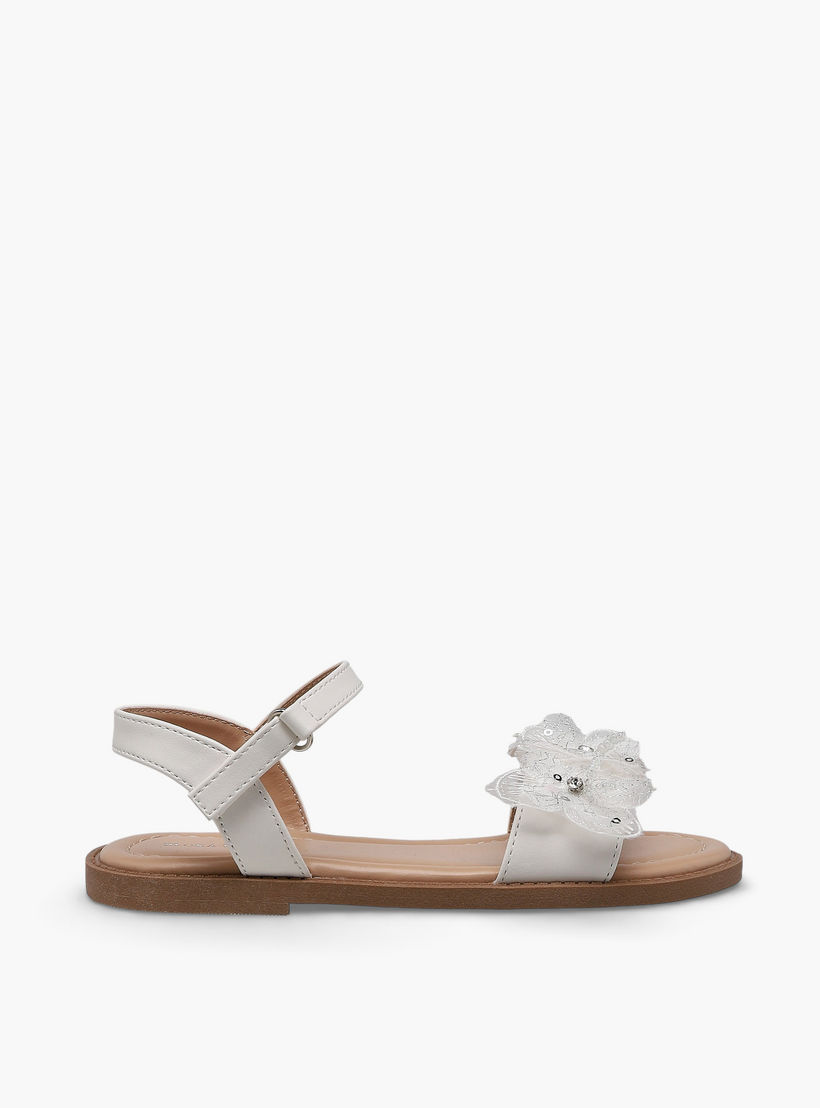 Flora Bella Girls Floral Applique Strap Sandals-girls-shoes-sandals-image-2