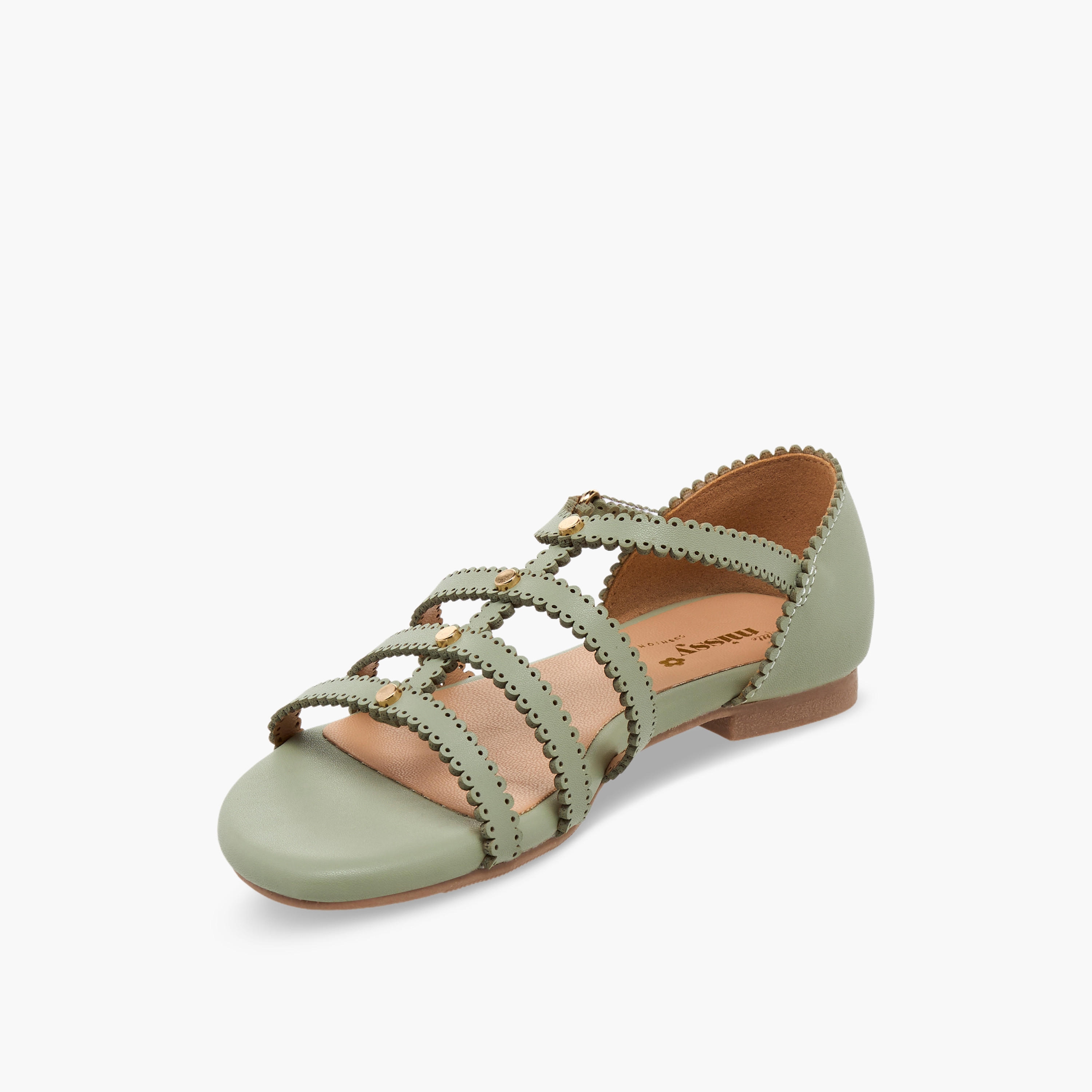 صندل مزين بشريط إغلاق للبنات من ليتل ميسي-girls-shoes-sandals-image-3