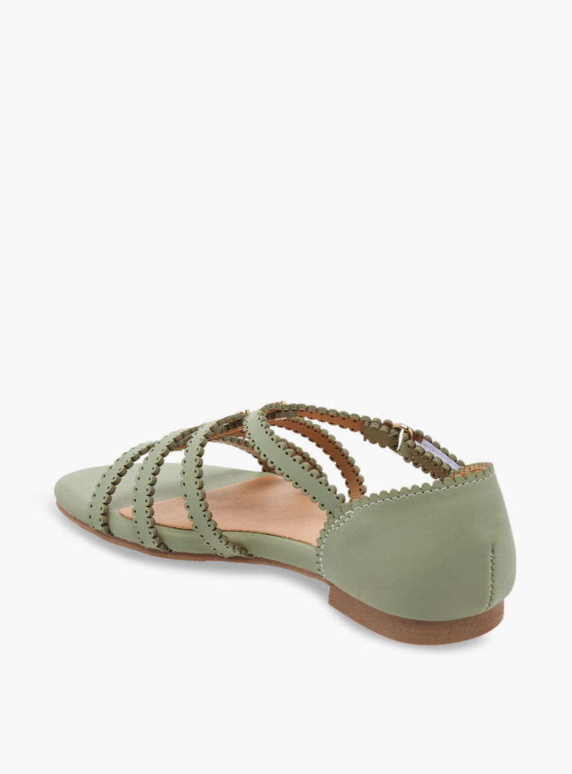 صندل مزين بشريط إغلاق للبنات من ليتل ميسي-girls-shoes-sandals-image-4