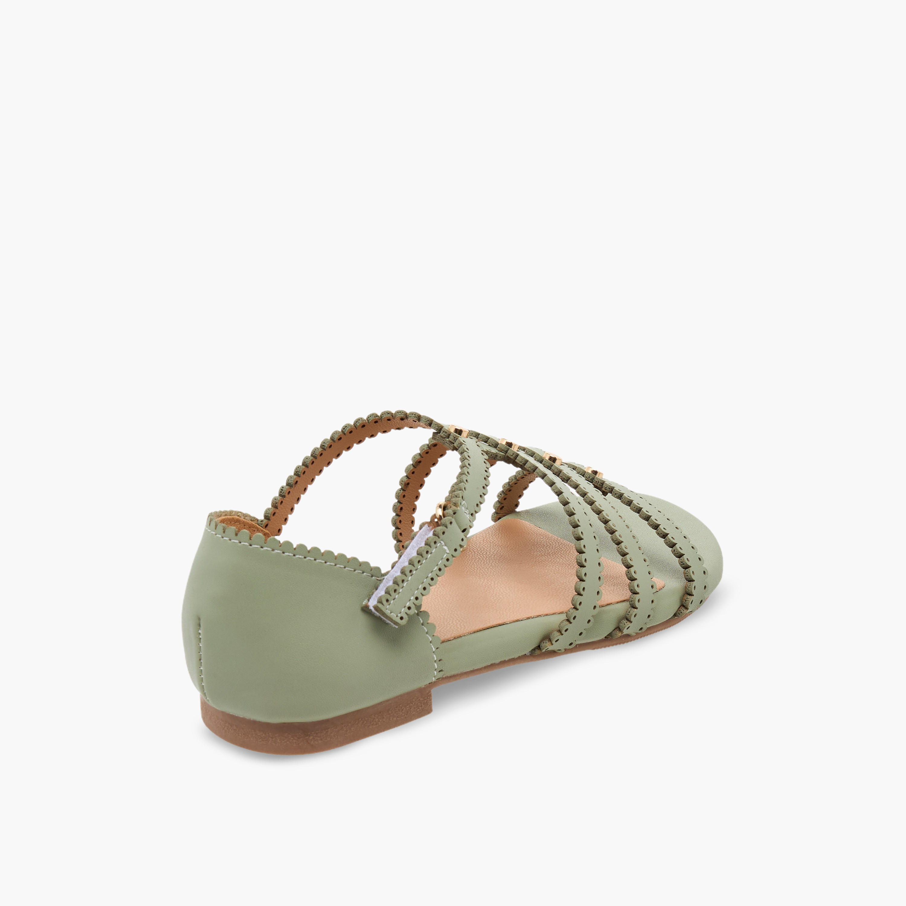 صندل مزين بشريط إغلاق للبنات من ليتل ميسي-girls-shoes-sandals-image-5