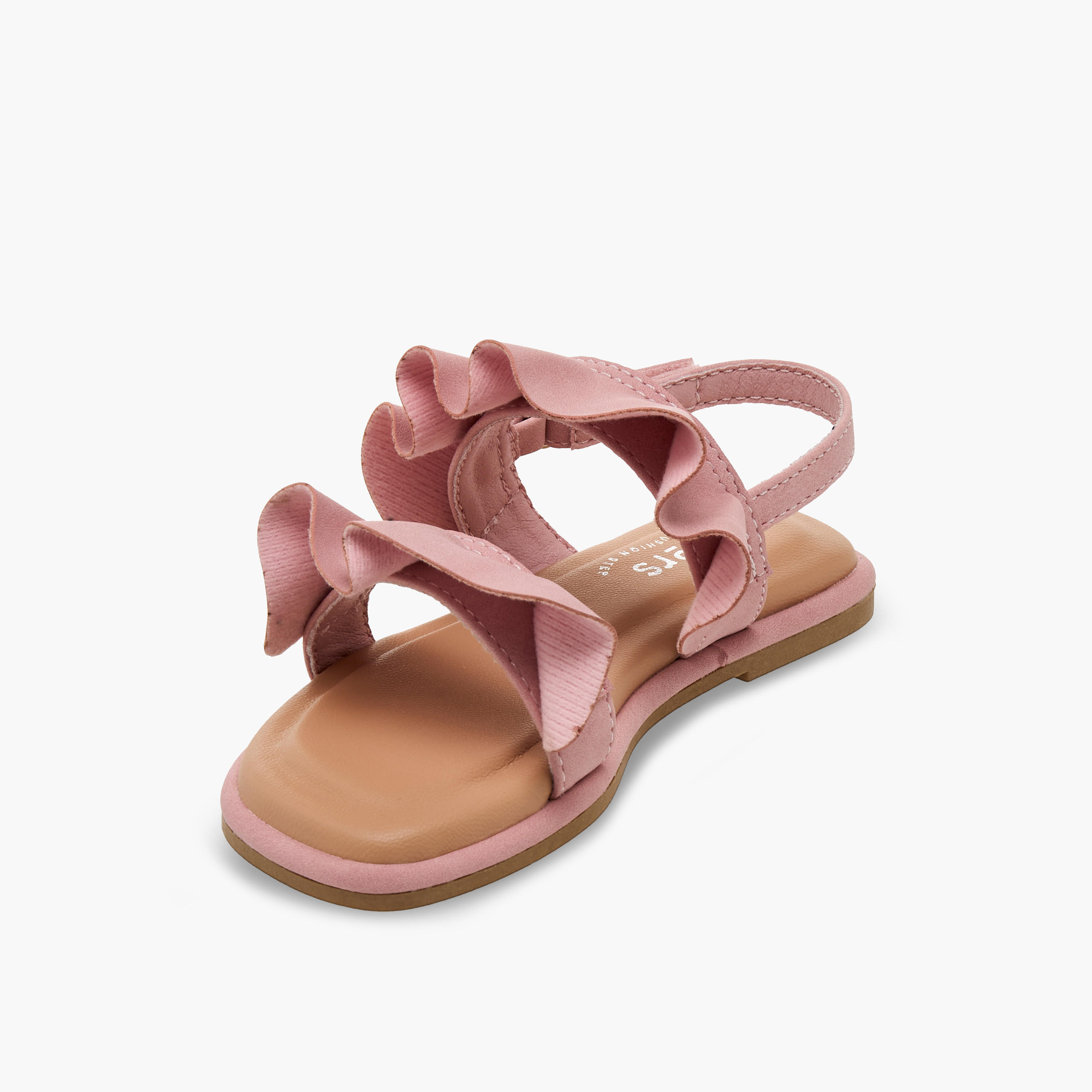 صندل بتصميم كشكش وشريط إغلاق للبنات من جونيورز-girls-shoes-sandals-image-3
