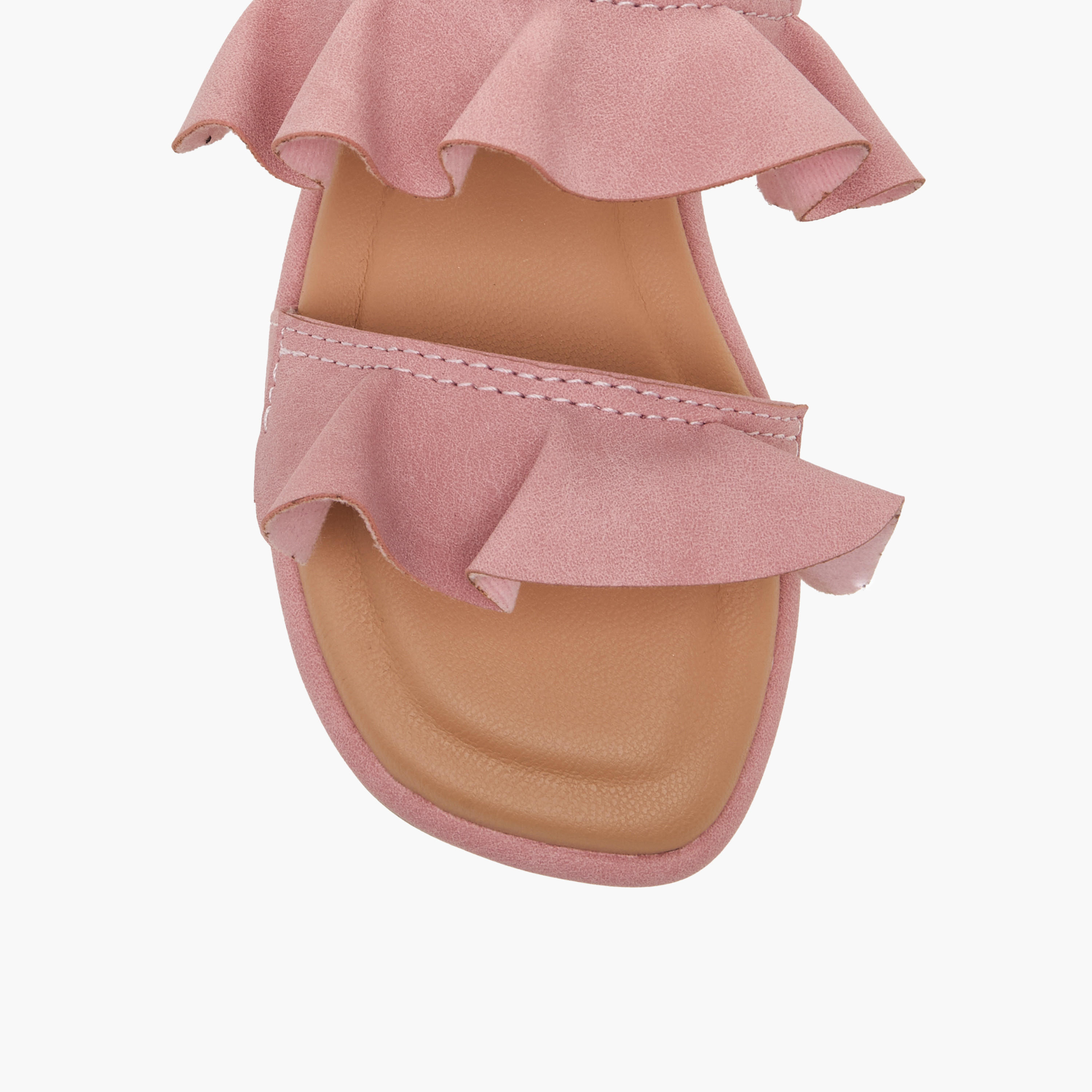 صندل بتصميم كشكش وشريط إغلاق للبنات من جونيورز-girls-shoes-sandals-image-6