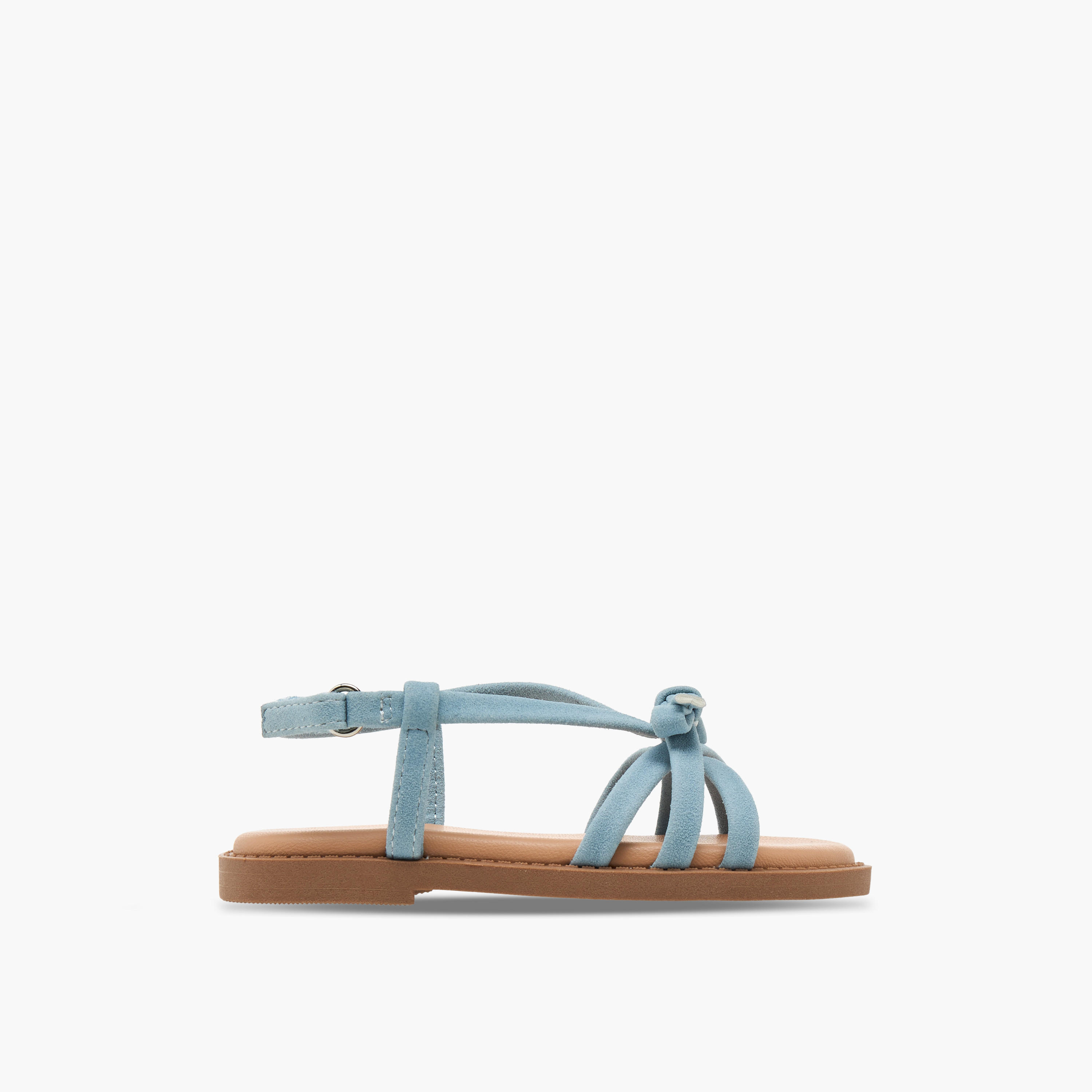 Juniors Girls Bow Accent Hook & Loop Sandals-girls-shoes-sandals-image-2