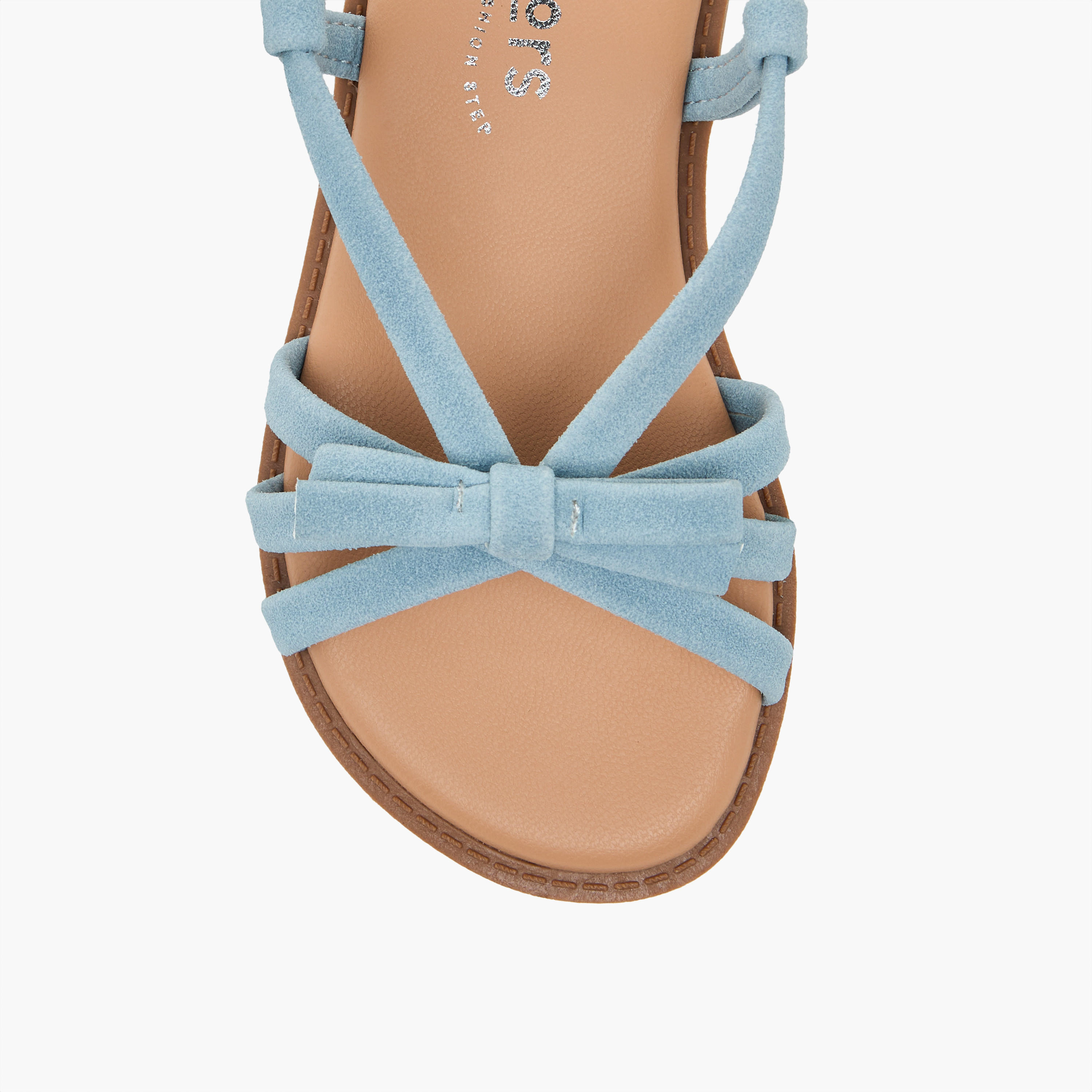 Juniors Girls Bow Accent Hook & Loop Sandals-girls-shoes-sandals-image-6