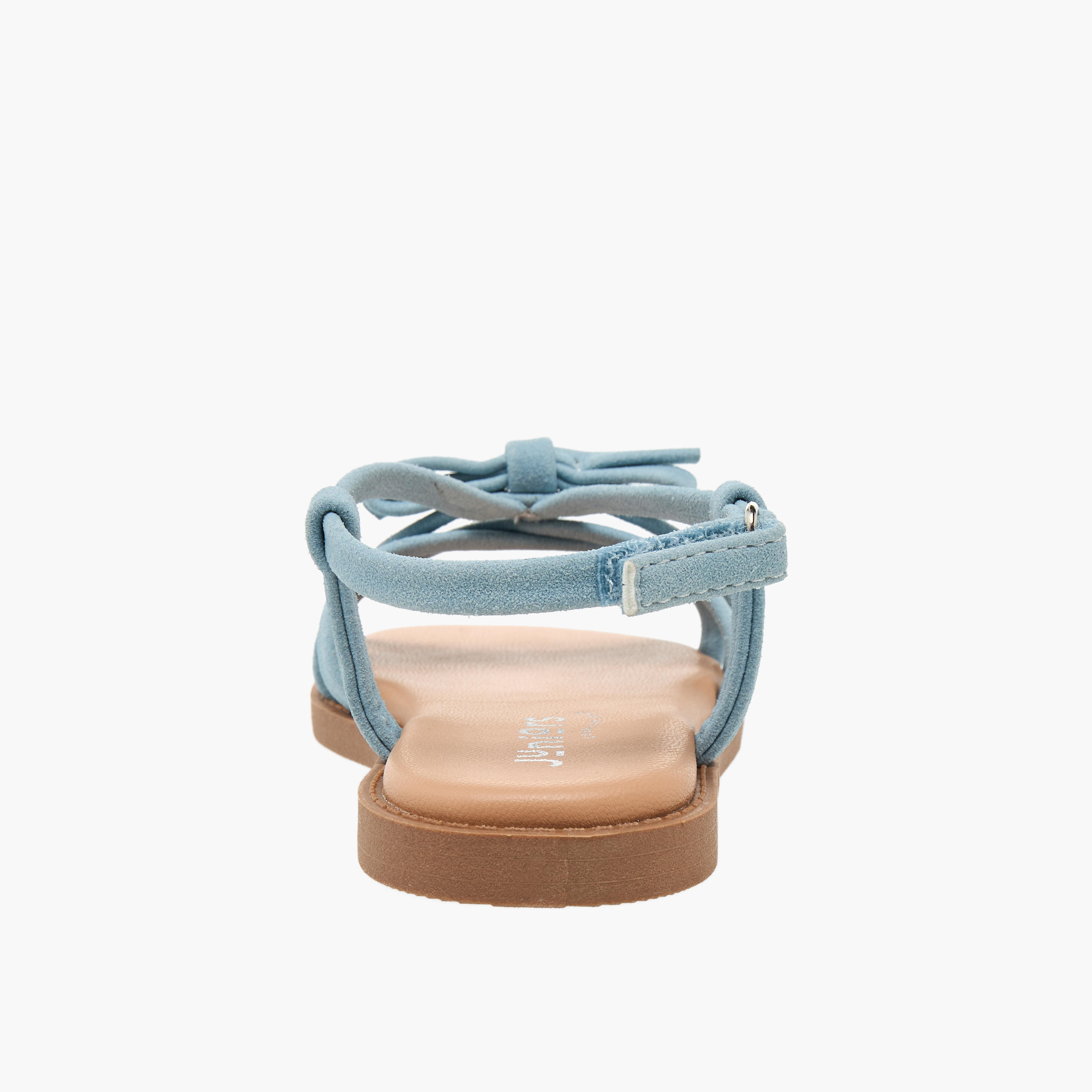 Juniors Girls Bow Accent Hook & Loop Sandals-girls-shoes-sandals-image-7