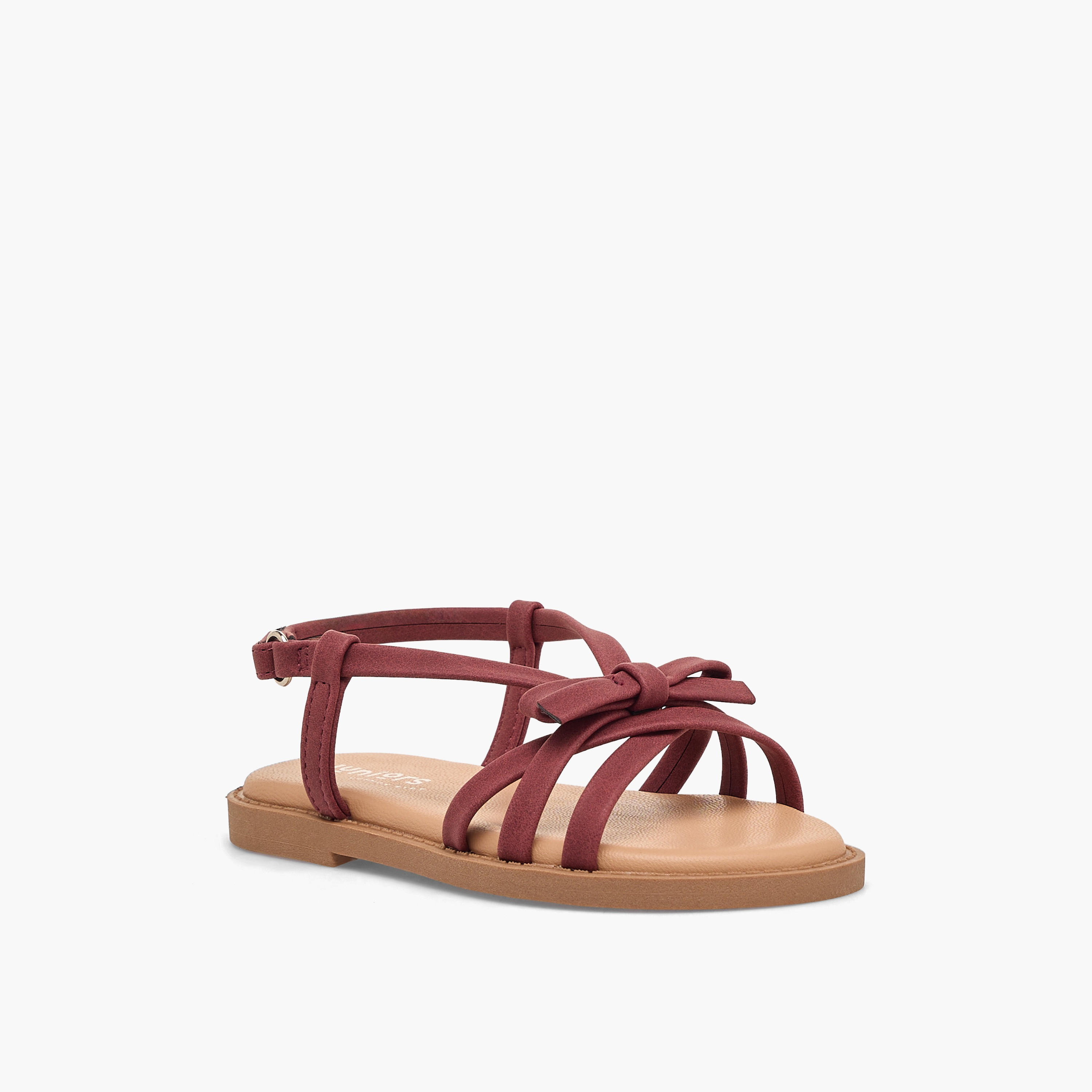 Juniors Girls Bow Accent Hook & Loop Sandals-girls-shoes-sandals-image-2