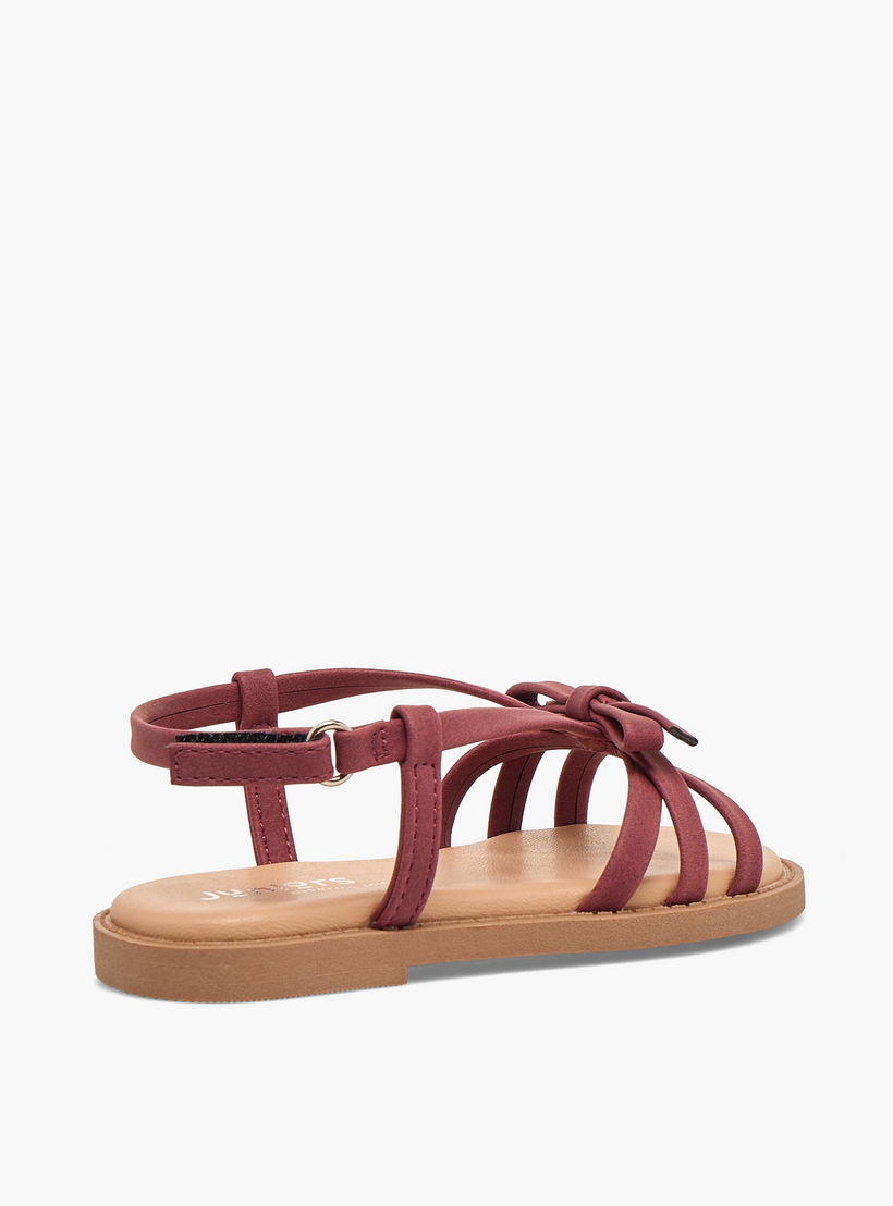 Juniors Girls Bow Accent Hook & Loop Sandals-girls-shoes-sandals-image-6