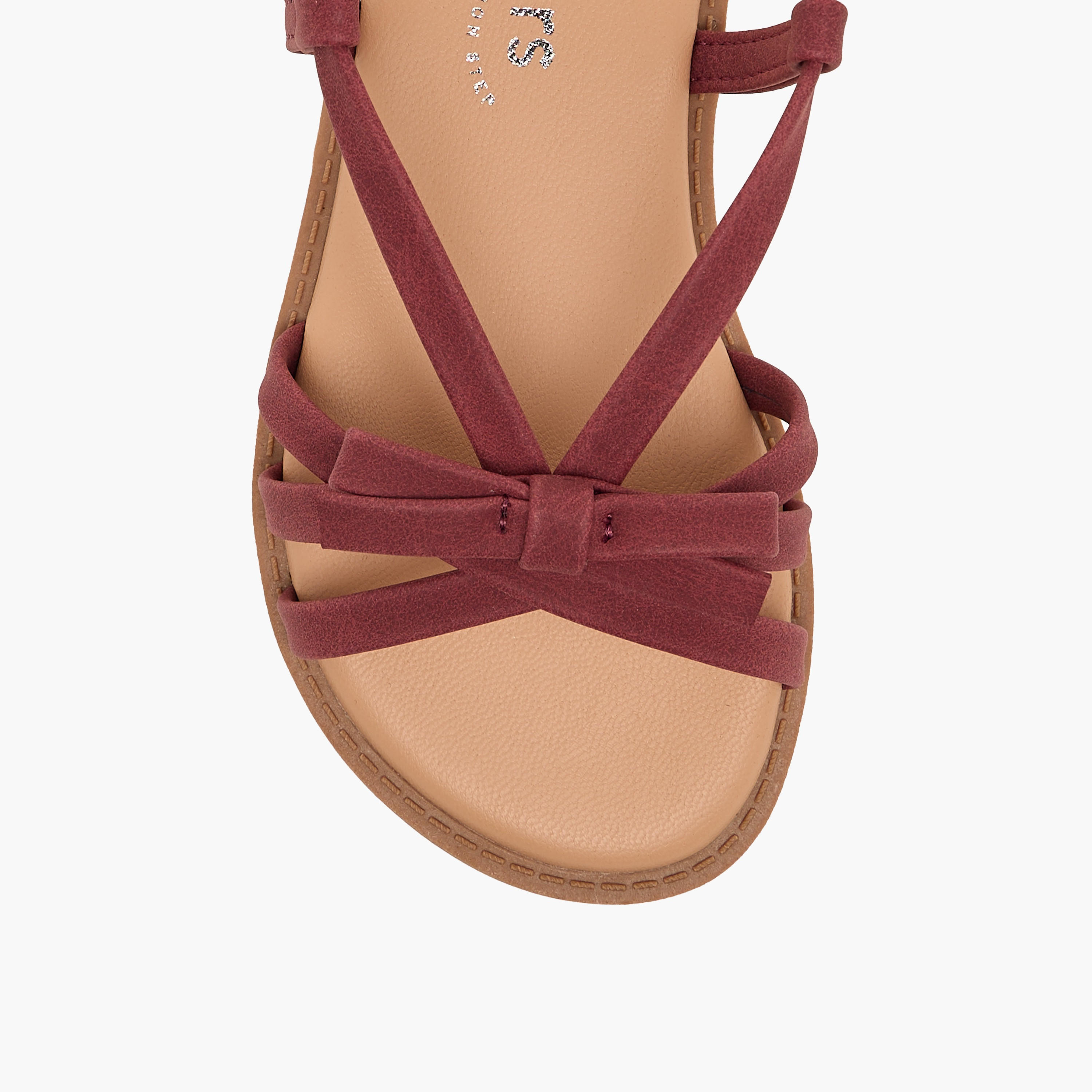 Juniors Girls Bow Accent Hook & Loop Sandals-girls-shoes-sandals-image-7
