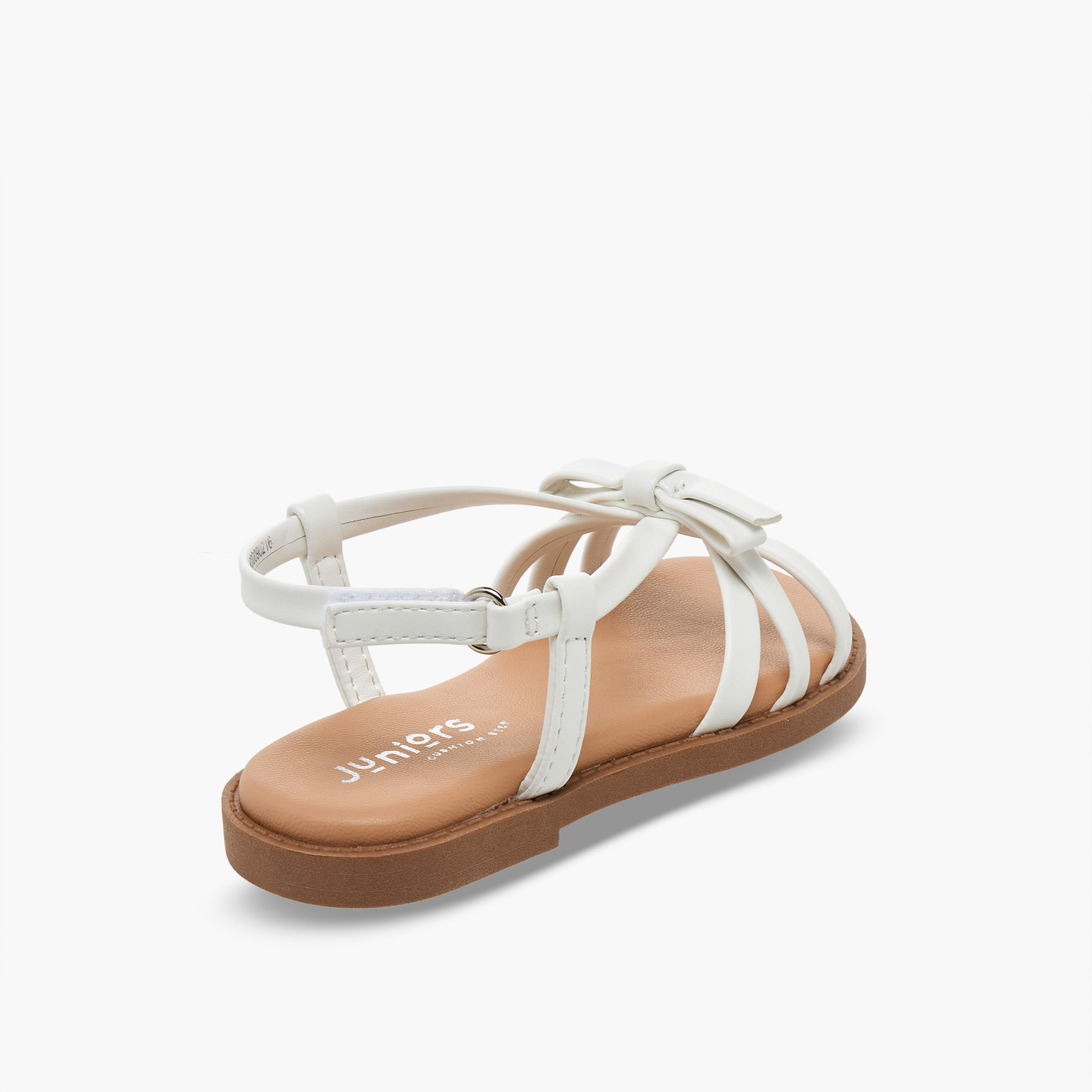صندل مزين بفيونكة وشريط إغلاق للبنات من جونيورز-girls-shoes-sandals-image-5