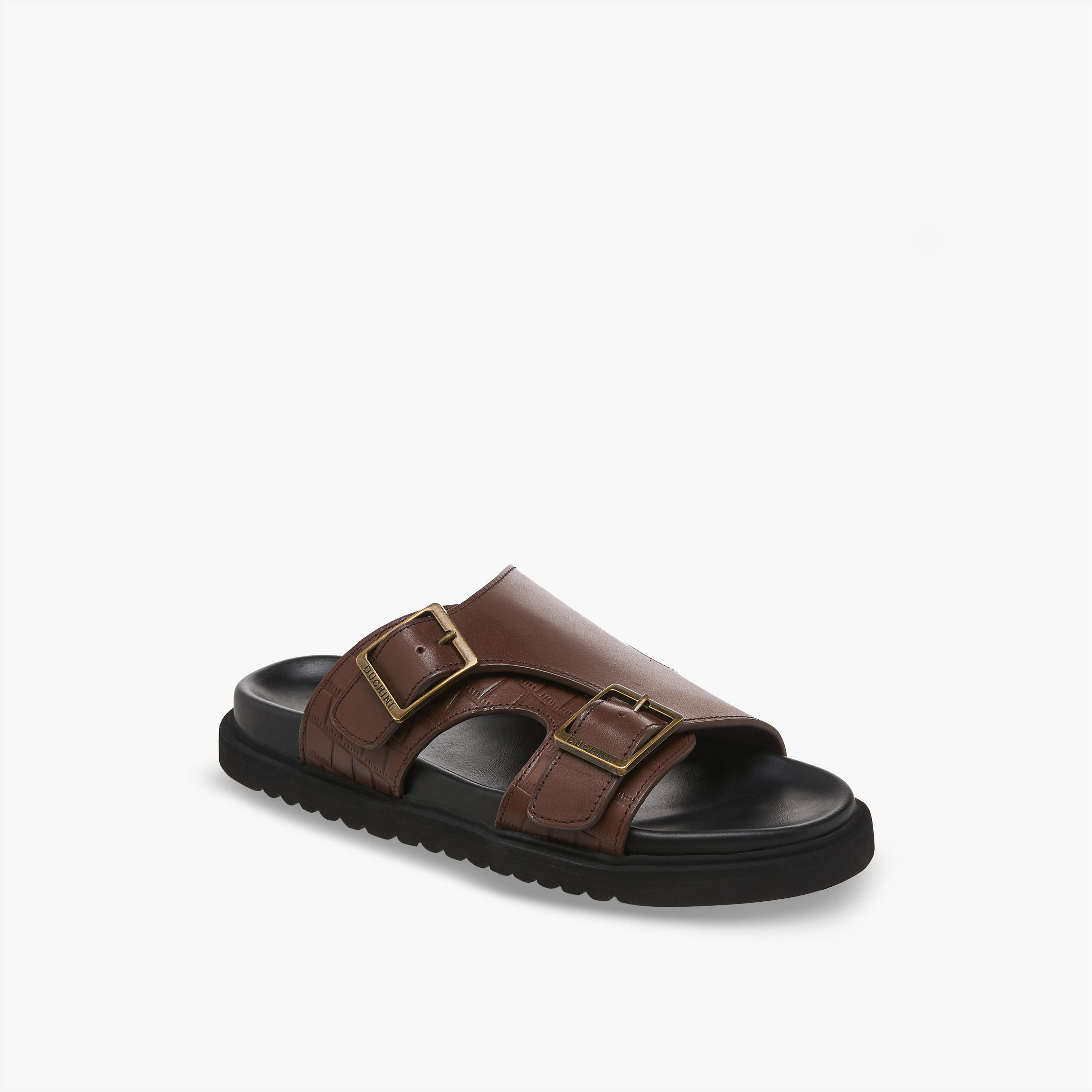 Duchini Men Textured Comfort Sandals-men-shoes-sandals-image-2