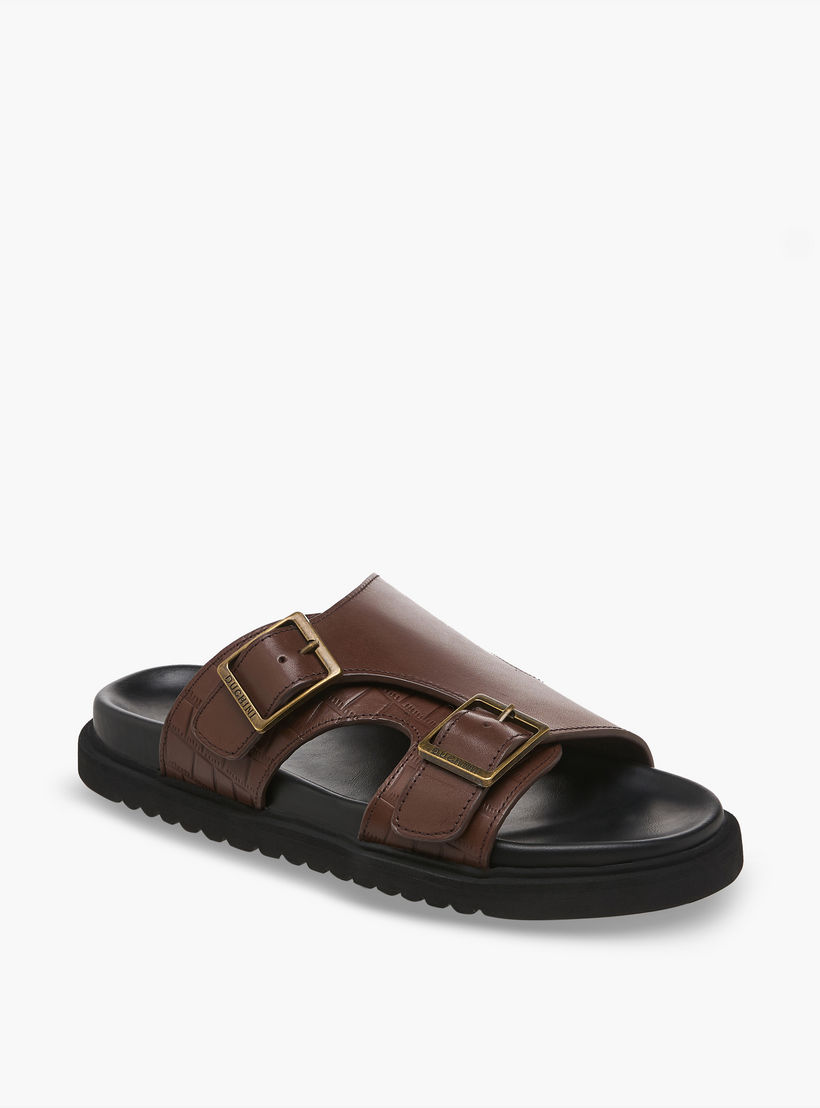 Duchini Men Textured Comfort Sandals-men-shoes-sandals-image-2
