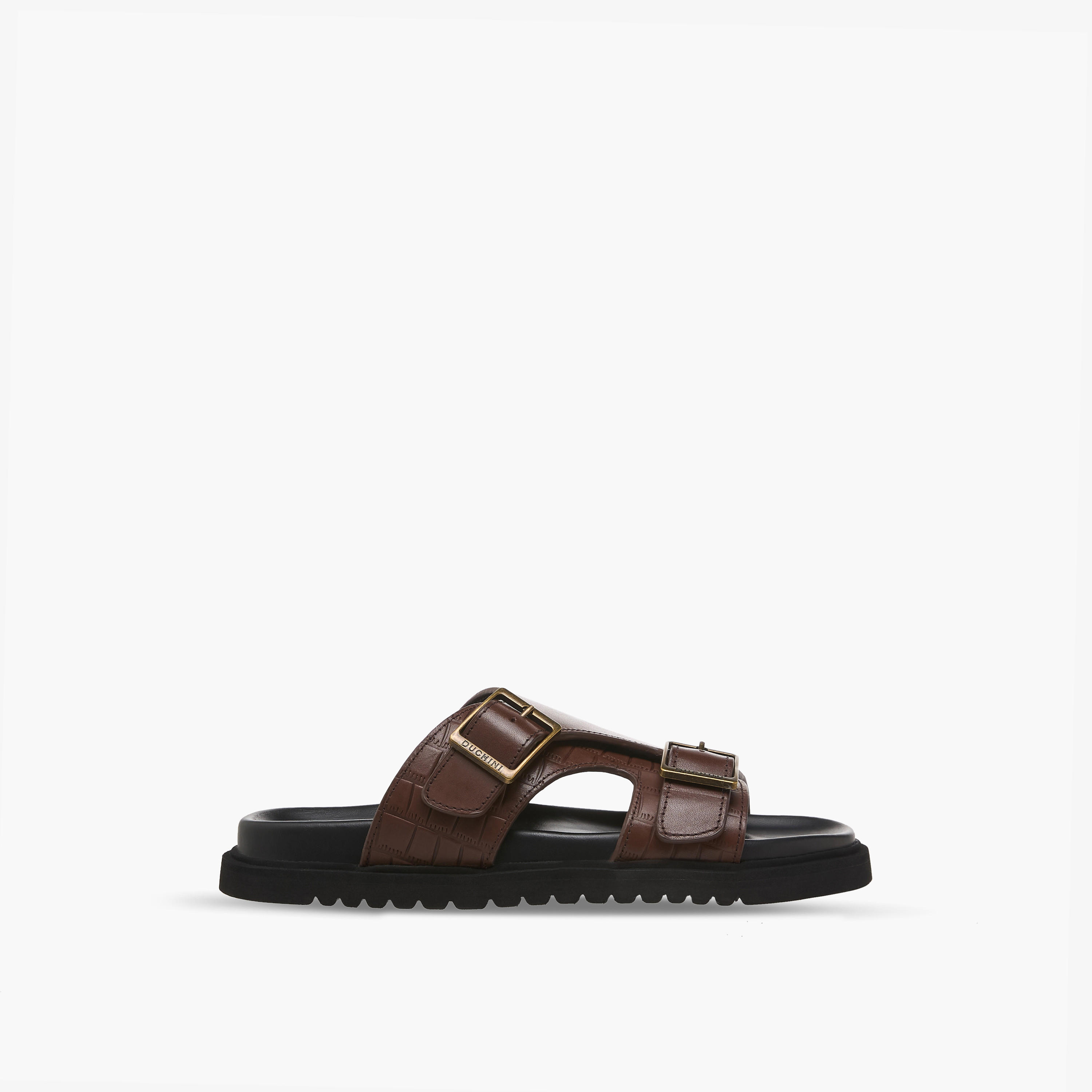 Duchini Men Textured Comfort Sandals-men-shoes-sandals-image-3