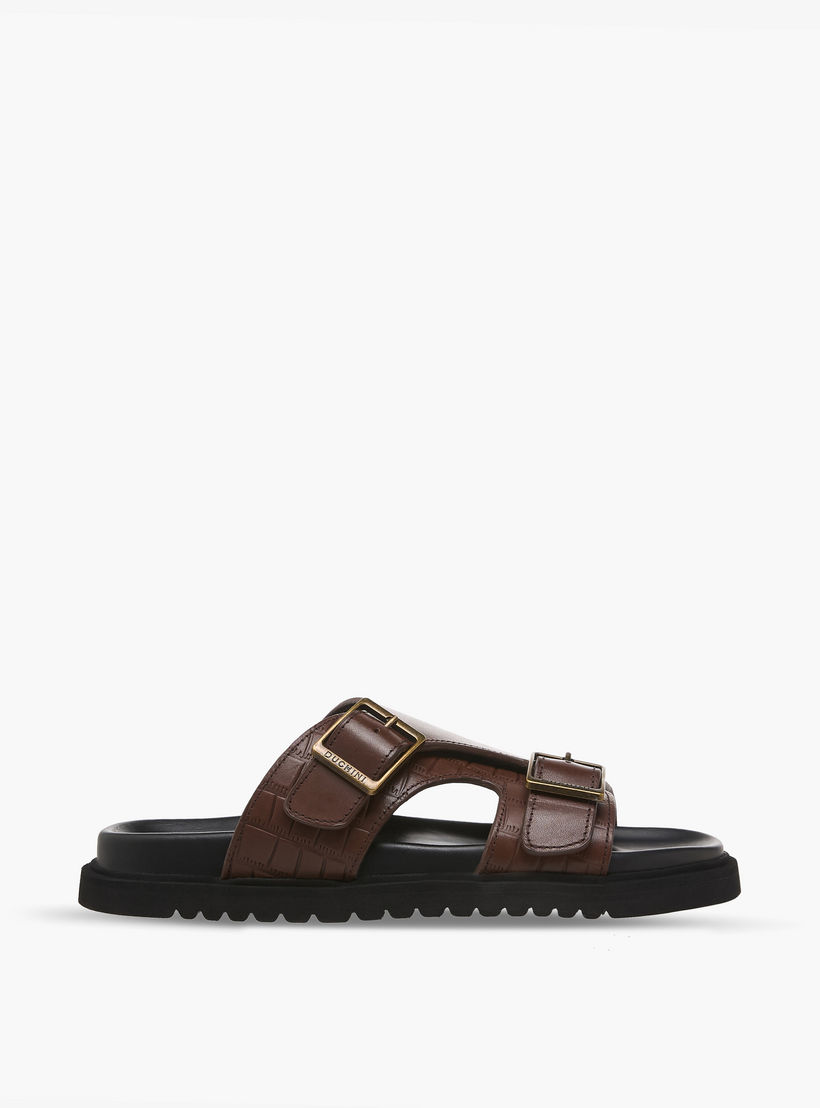 Duchini Men Textured Comfort Sandals-men-shoes-sandals-image-3