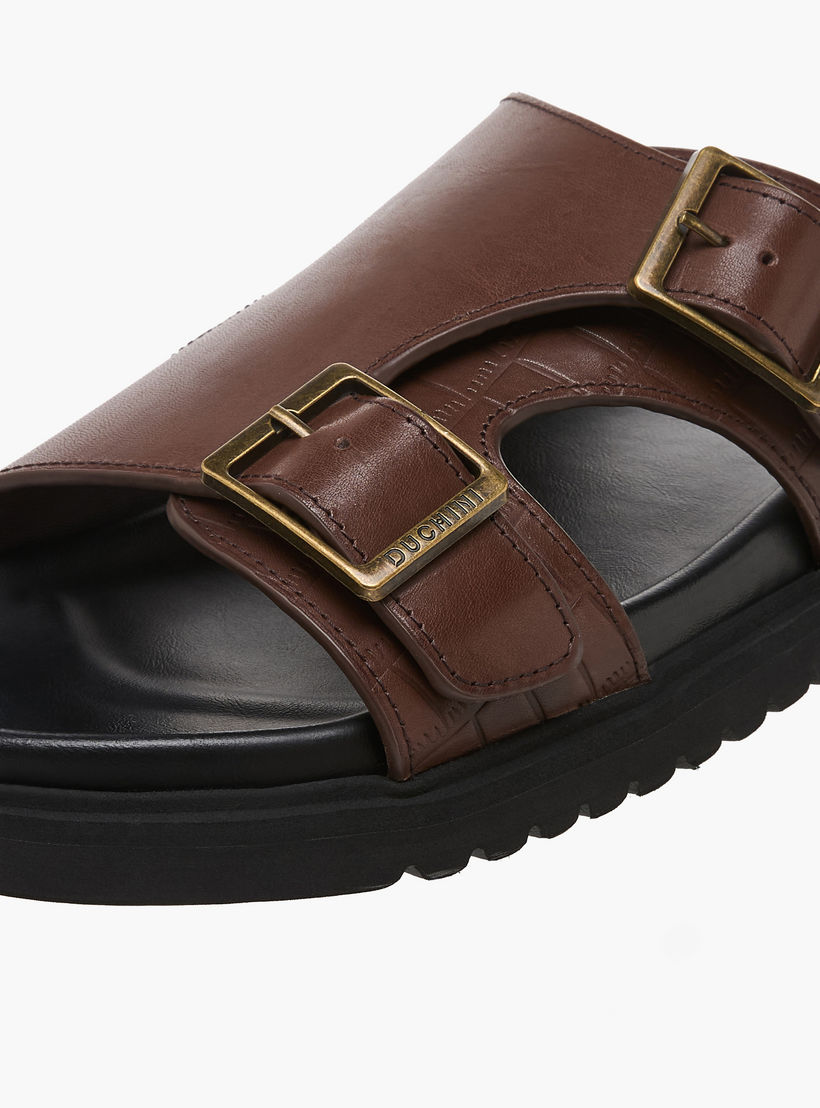Duchini Men Textured Comfort Sandals-men-shoes-sandals-image-4